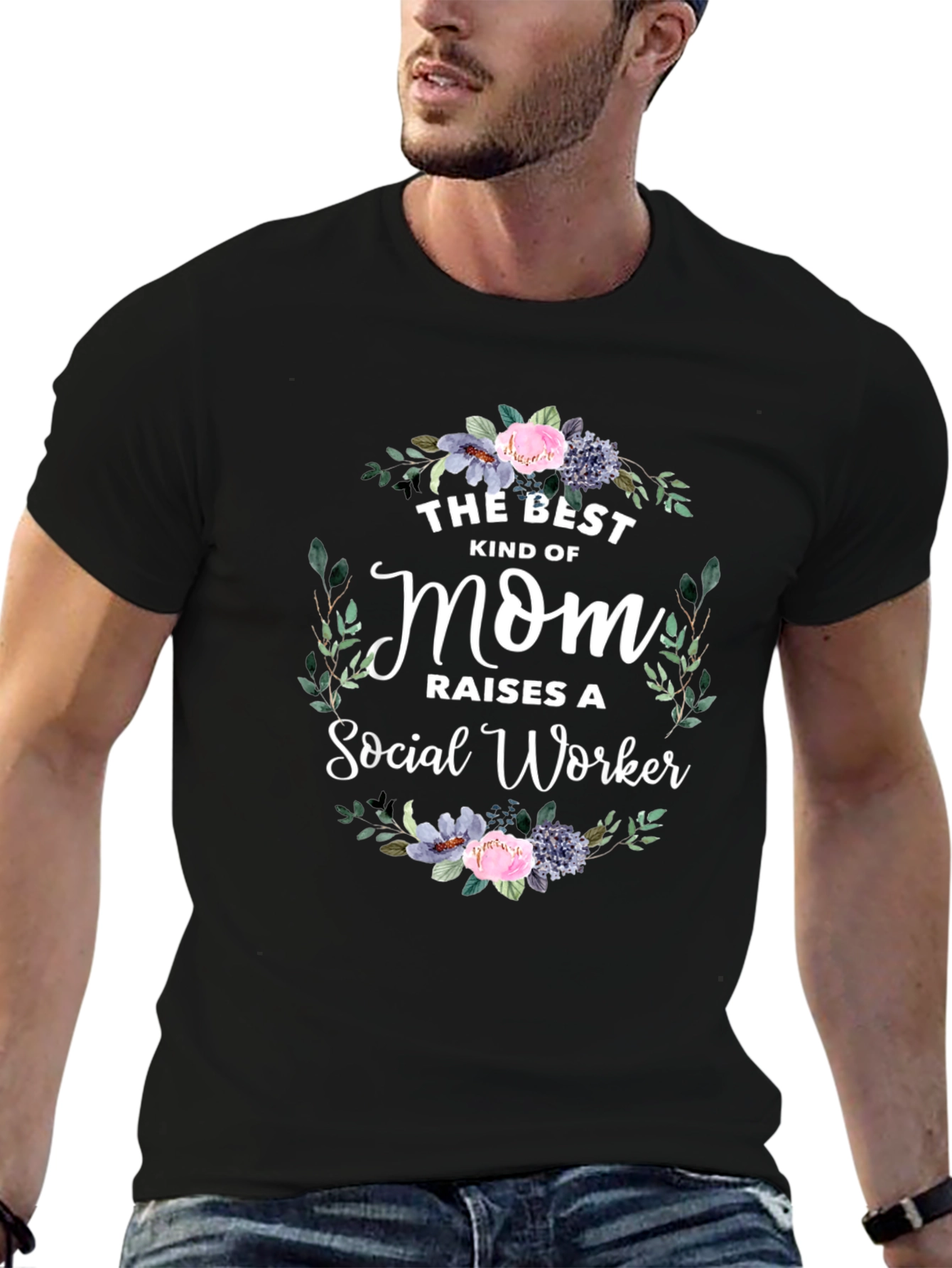 Best Mom Raises Social Worker T-Shirt