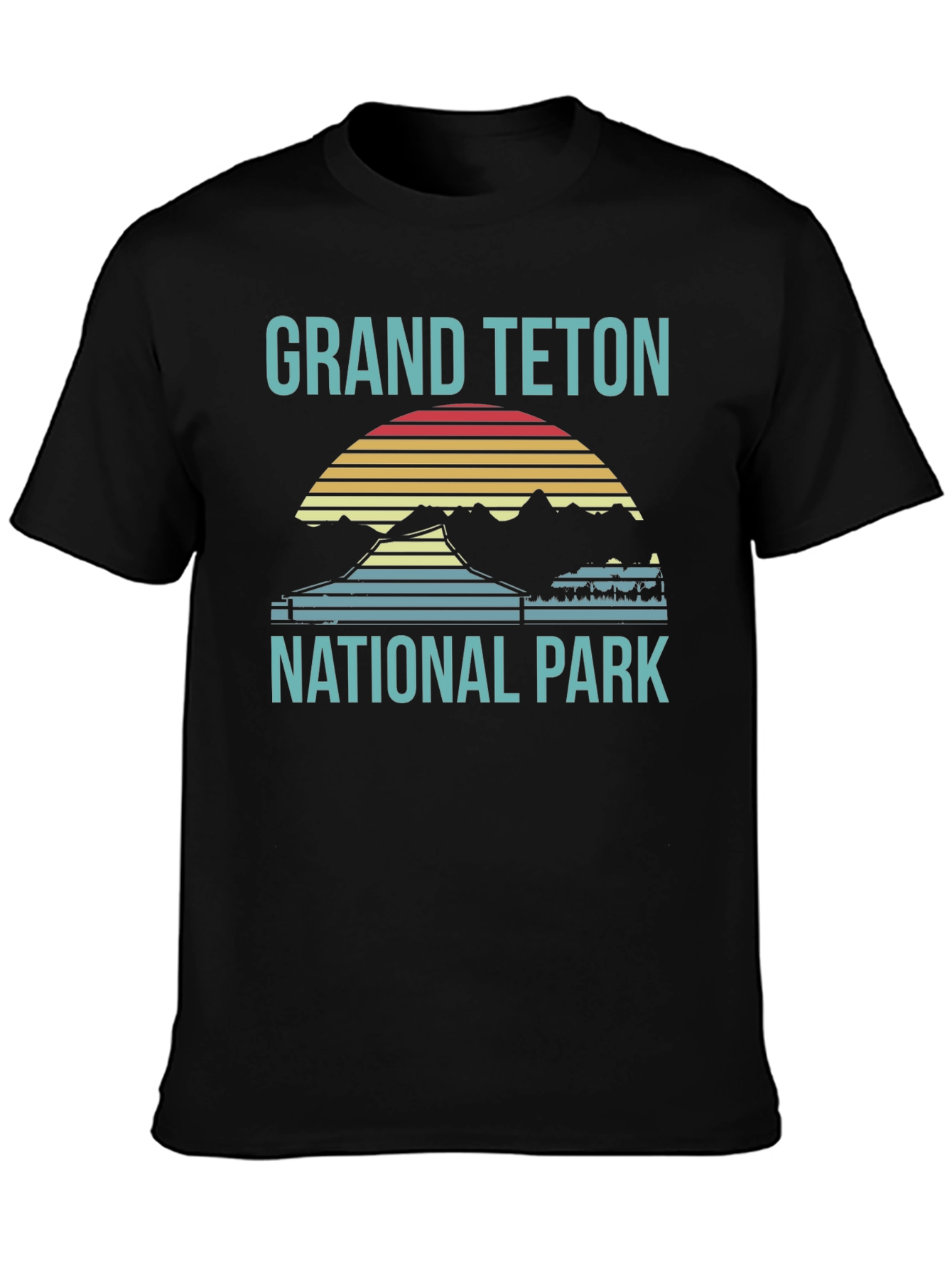 Grand Teton National Park T-Shirt Retro Style