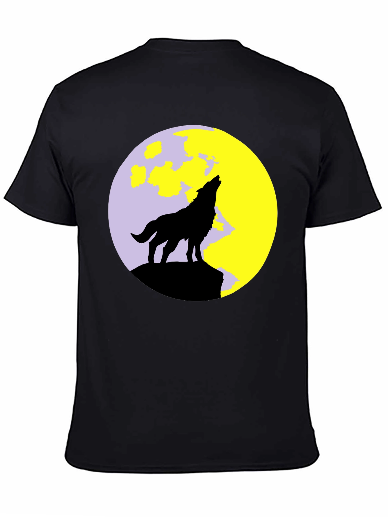 Wolf Moon Black T-Shirt