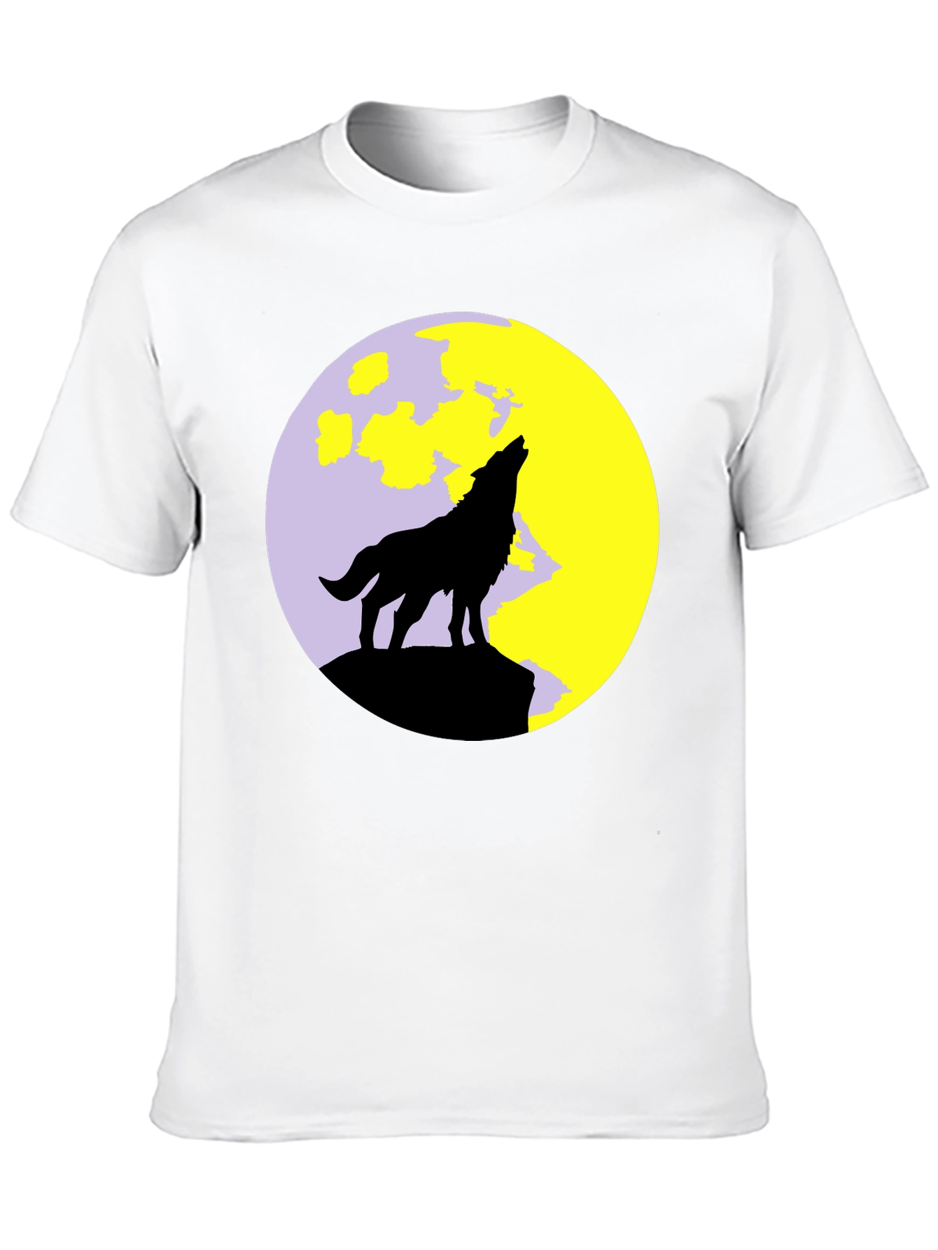 Wolf Moon Black T-Shirt