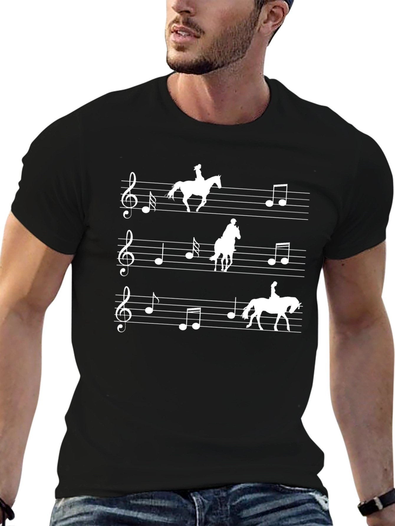 Musical Horse Rider T-Shirt