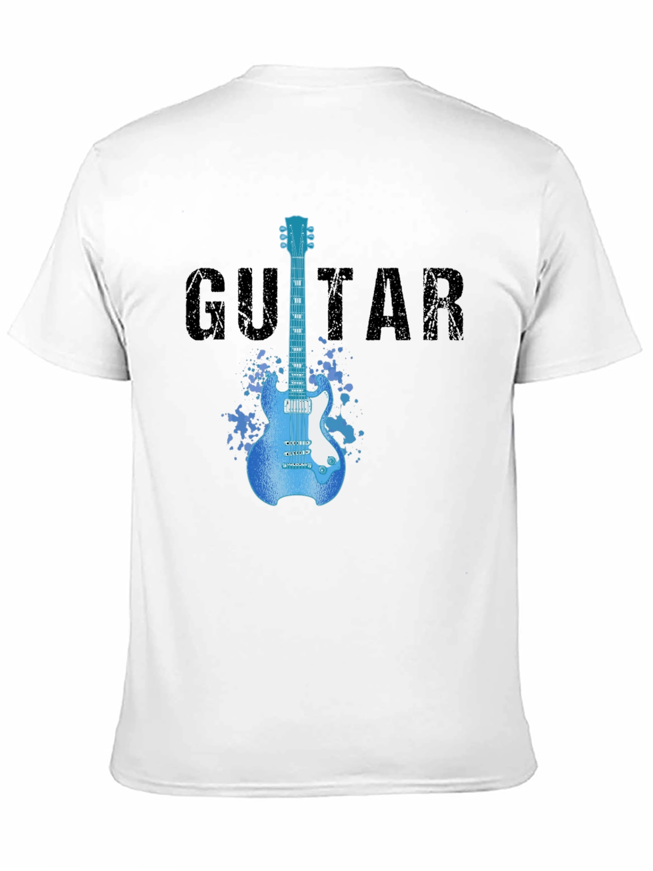 Guitar Graphic T-Shirt - Rock Star Style Tee