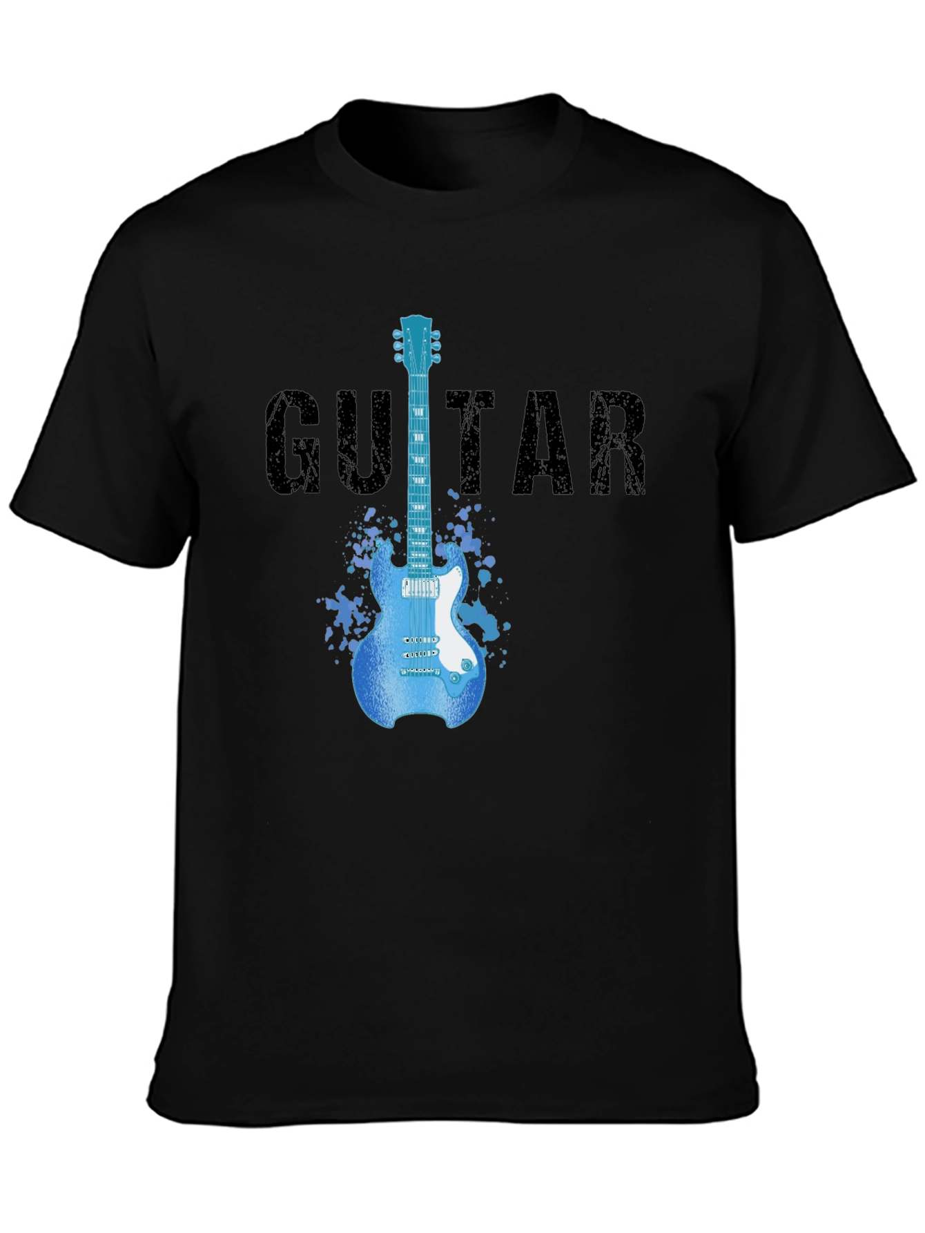 Guitar Graphic T-Shirt - Rock Star Style Tee