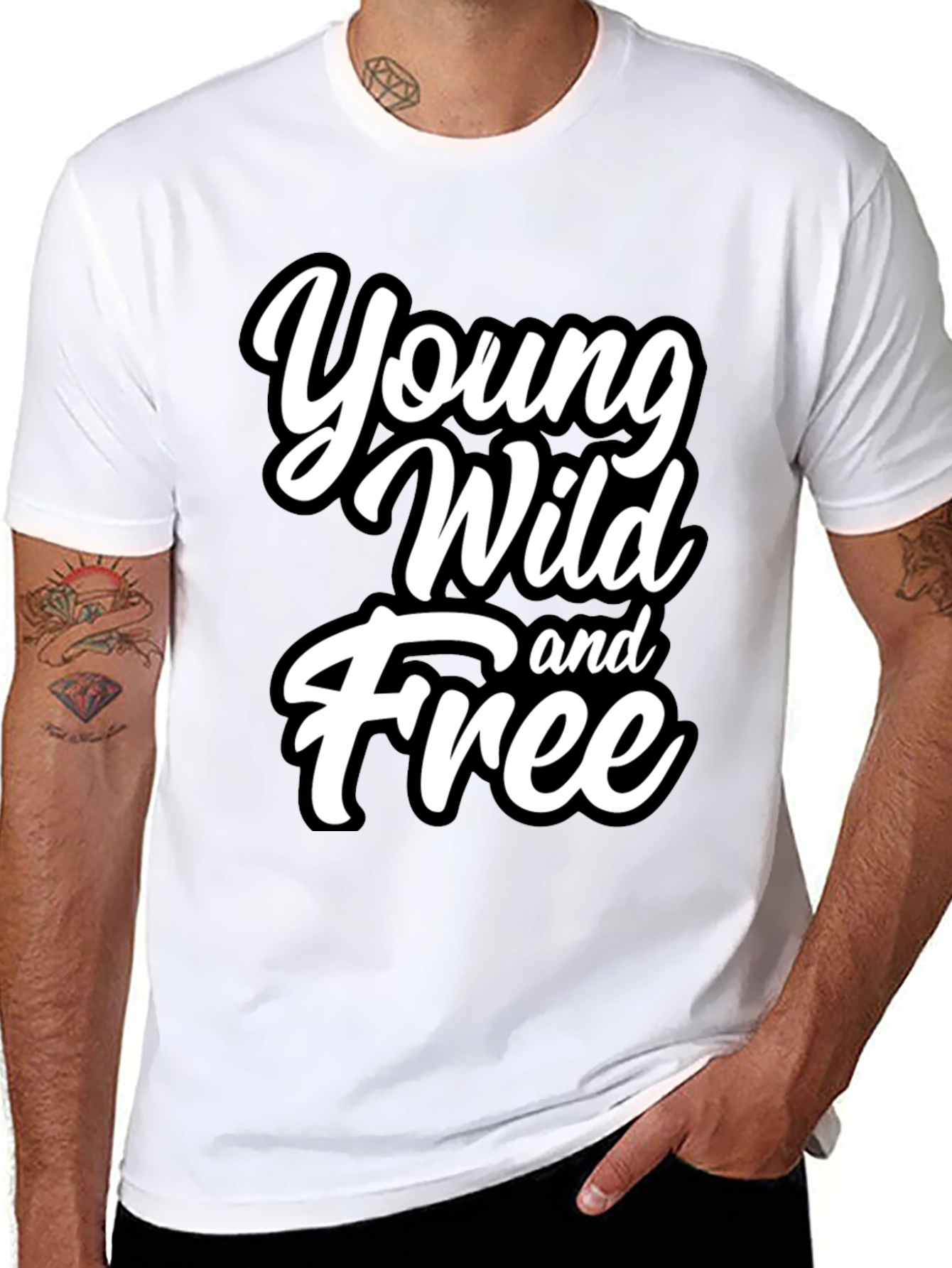 Young Wild & Free Graphic T-Shirt