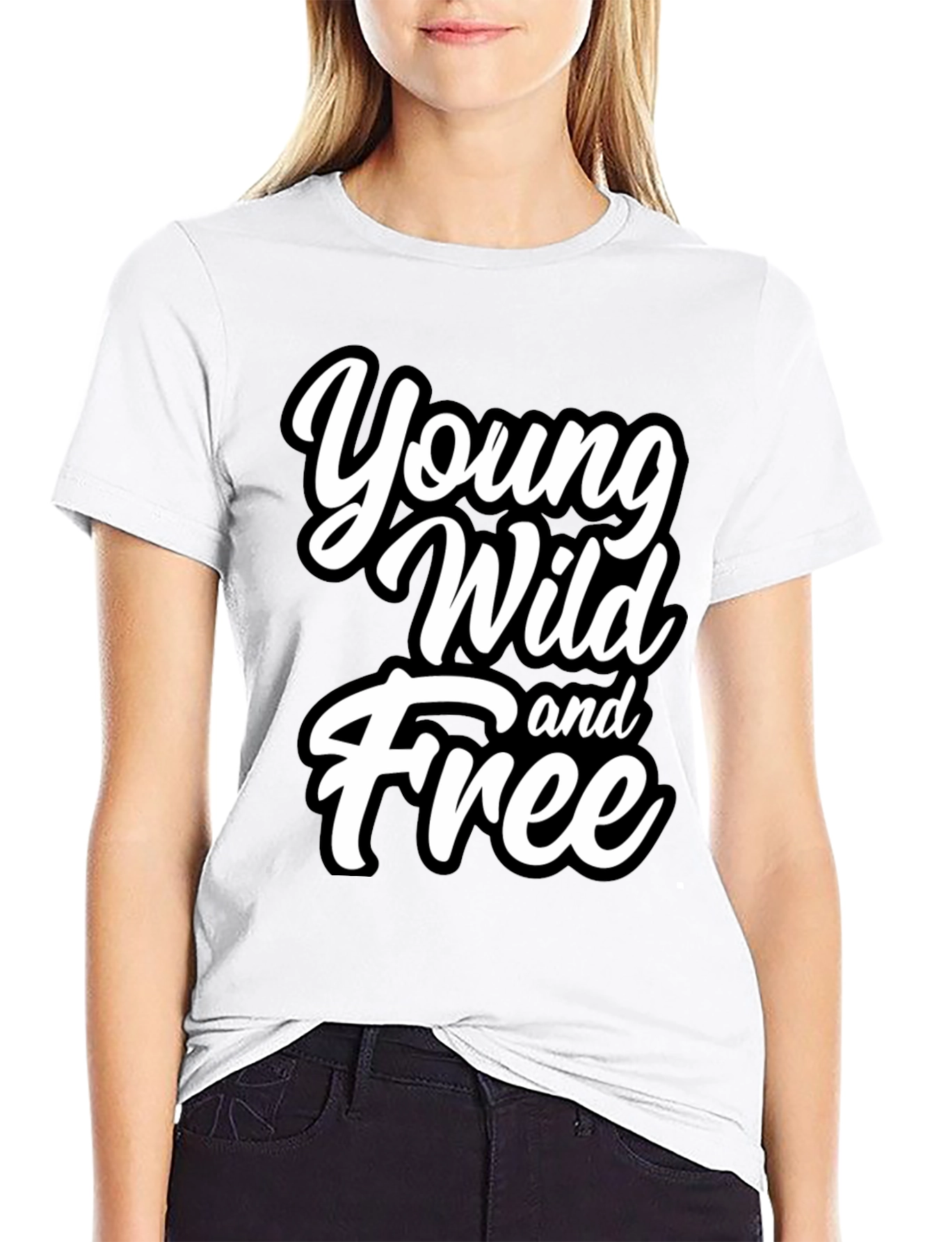 Young Wild & Free Graphic T-Shirt