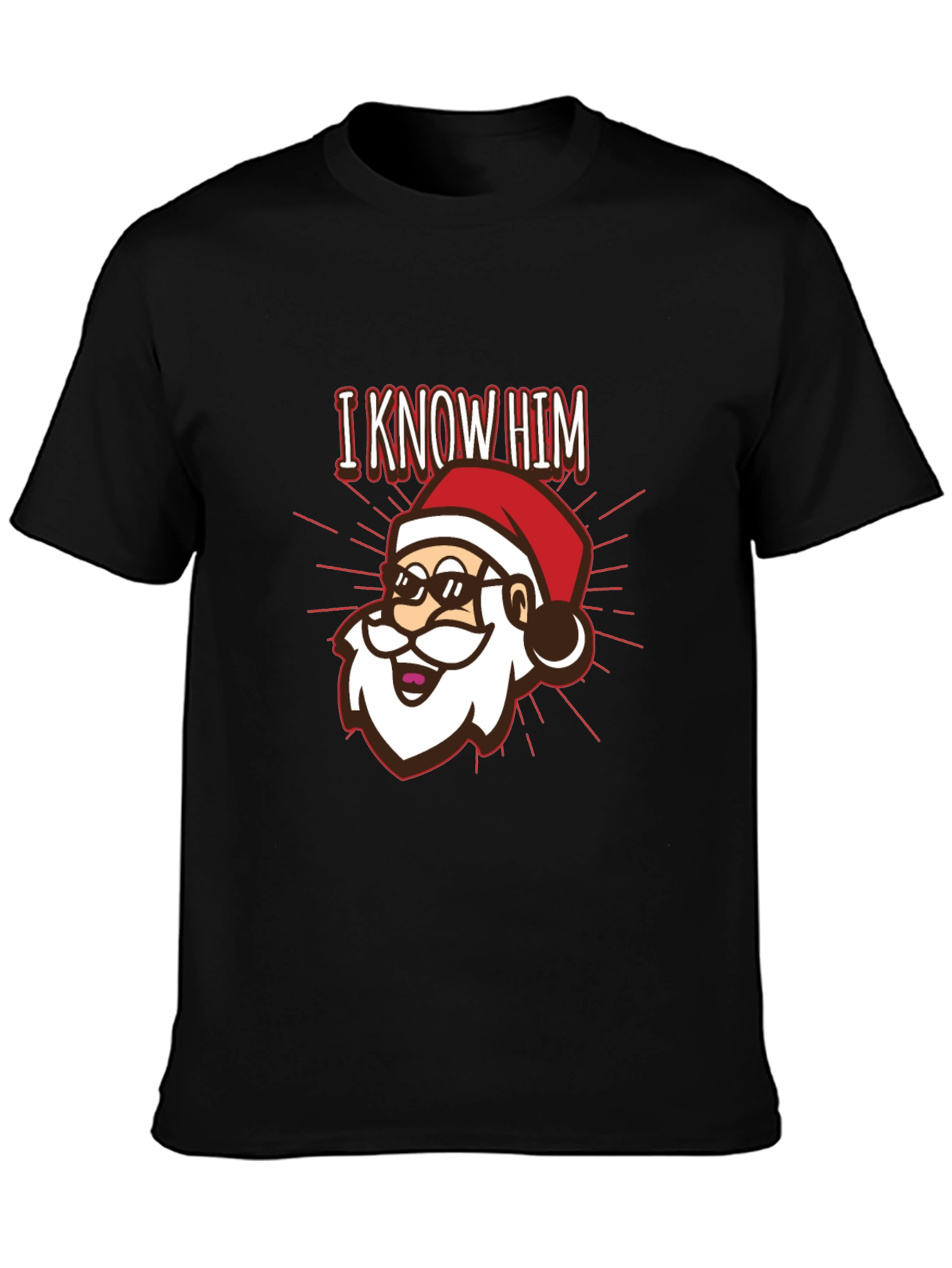I Know Him Santa Graphic T-Shirt