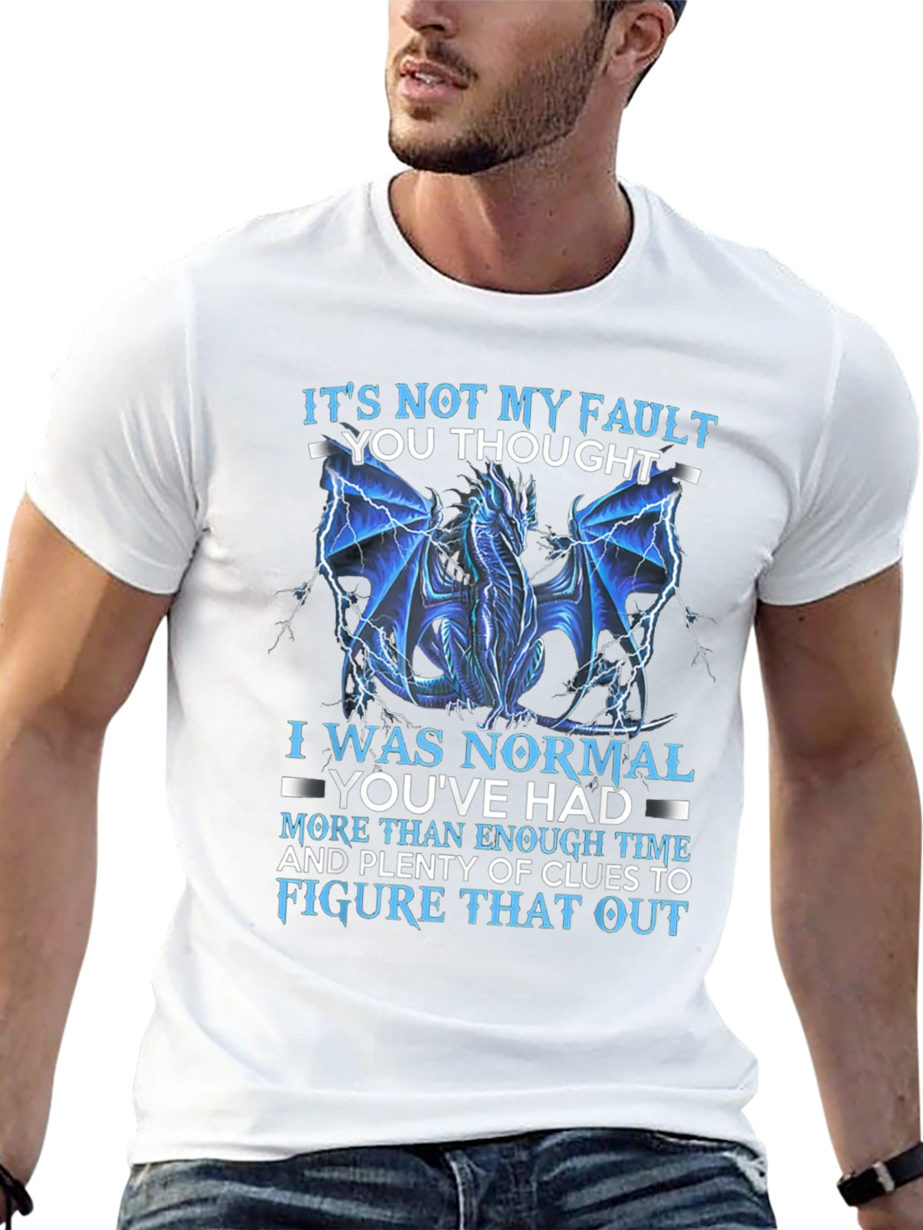 Dragon Graphic T-Shirt - Its Not My Fault Tee