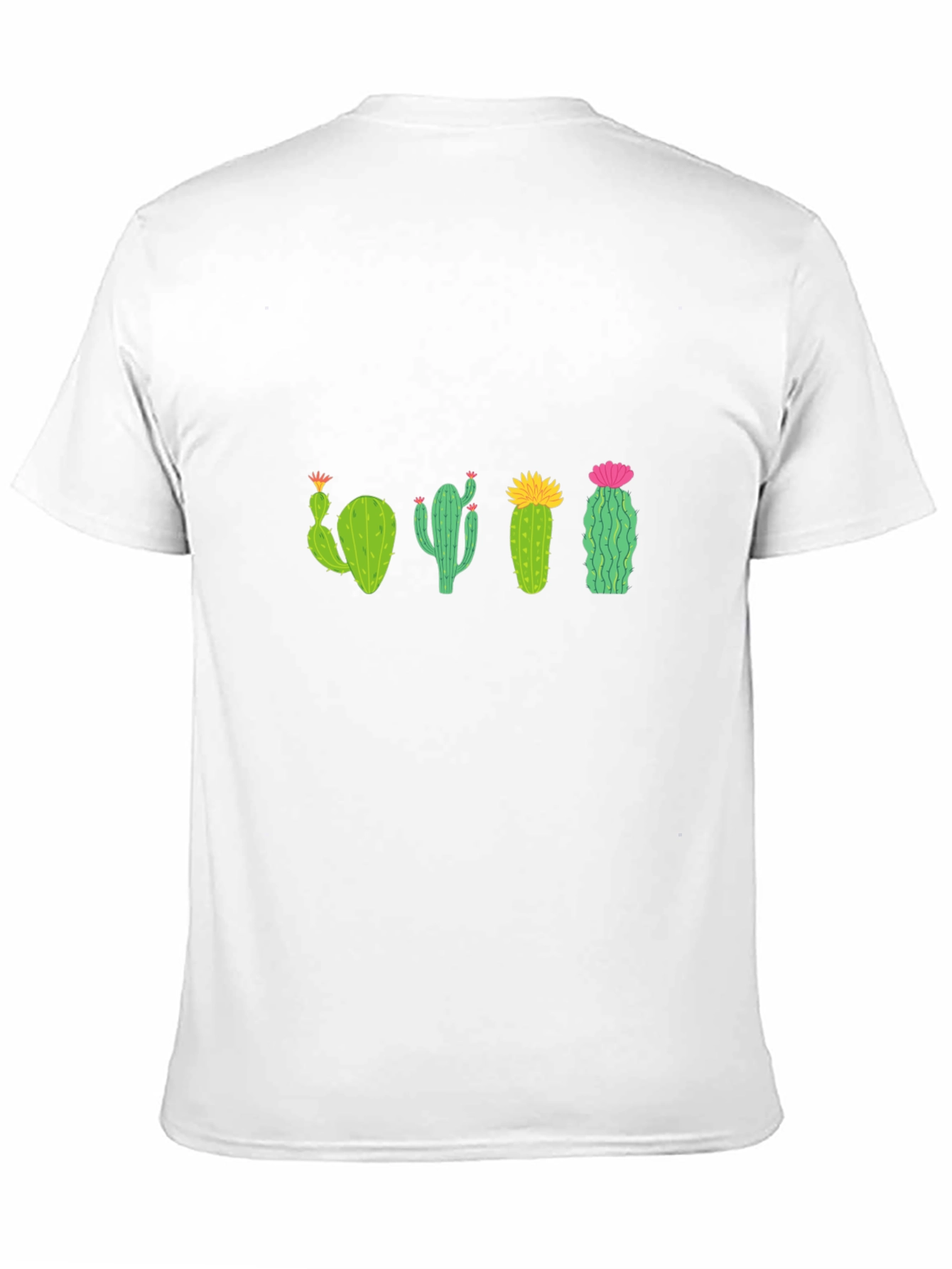 Cactus Crew Neck T-Shirt - Black
