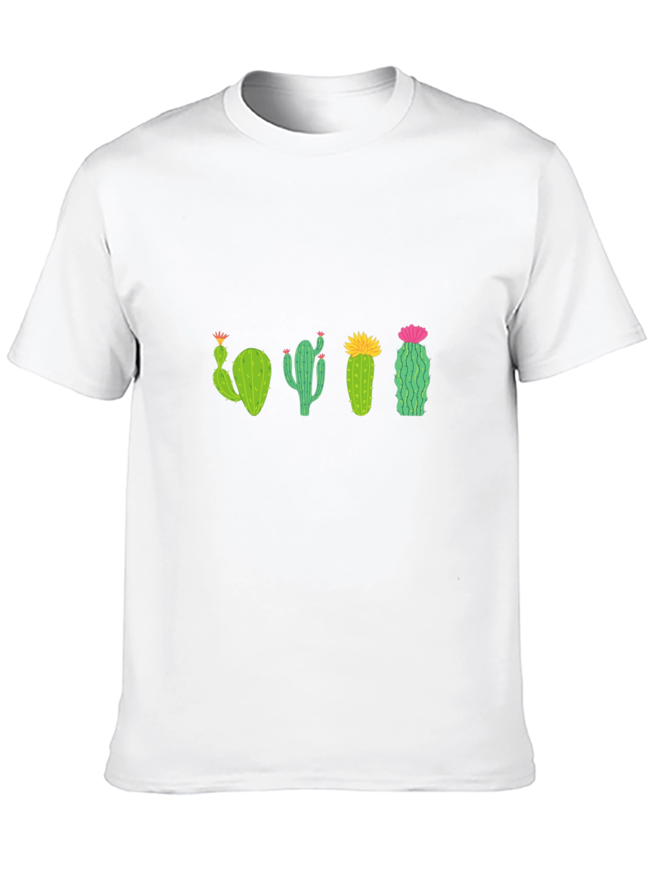 Cactus Crew Neck T-Shirt - Black