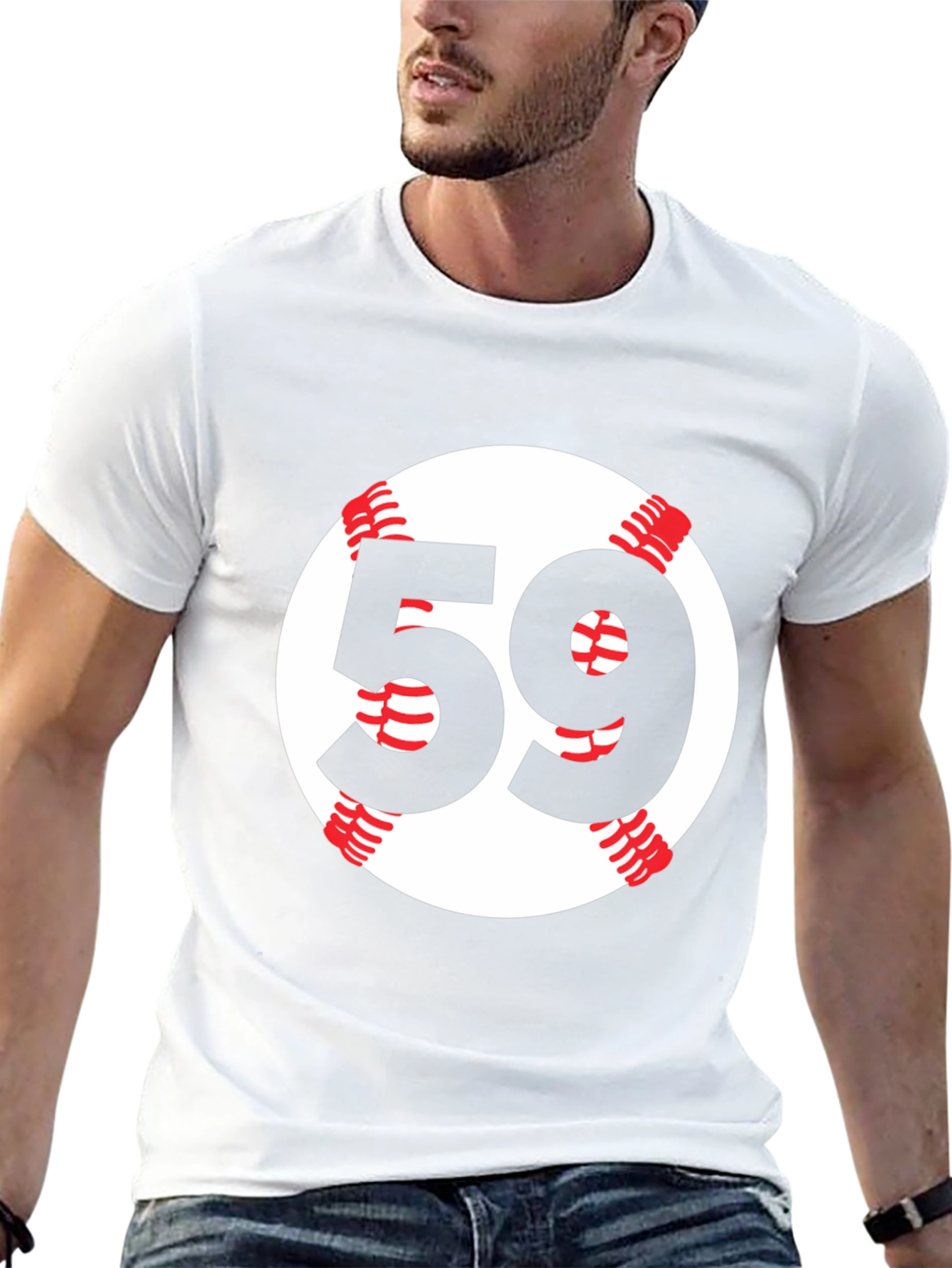 Baseball Number 59 T-Shirt