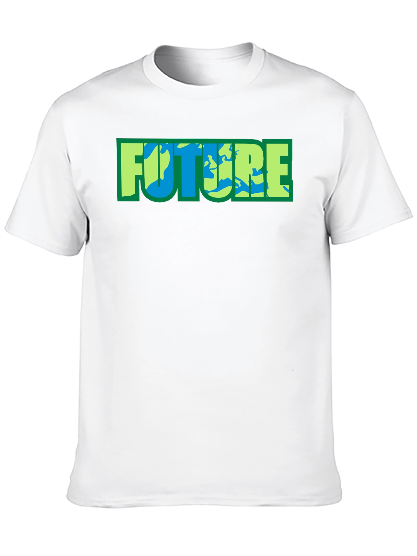 Earth Future Graphic Tee - Black Cotton Blend