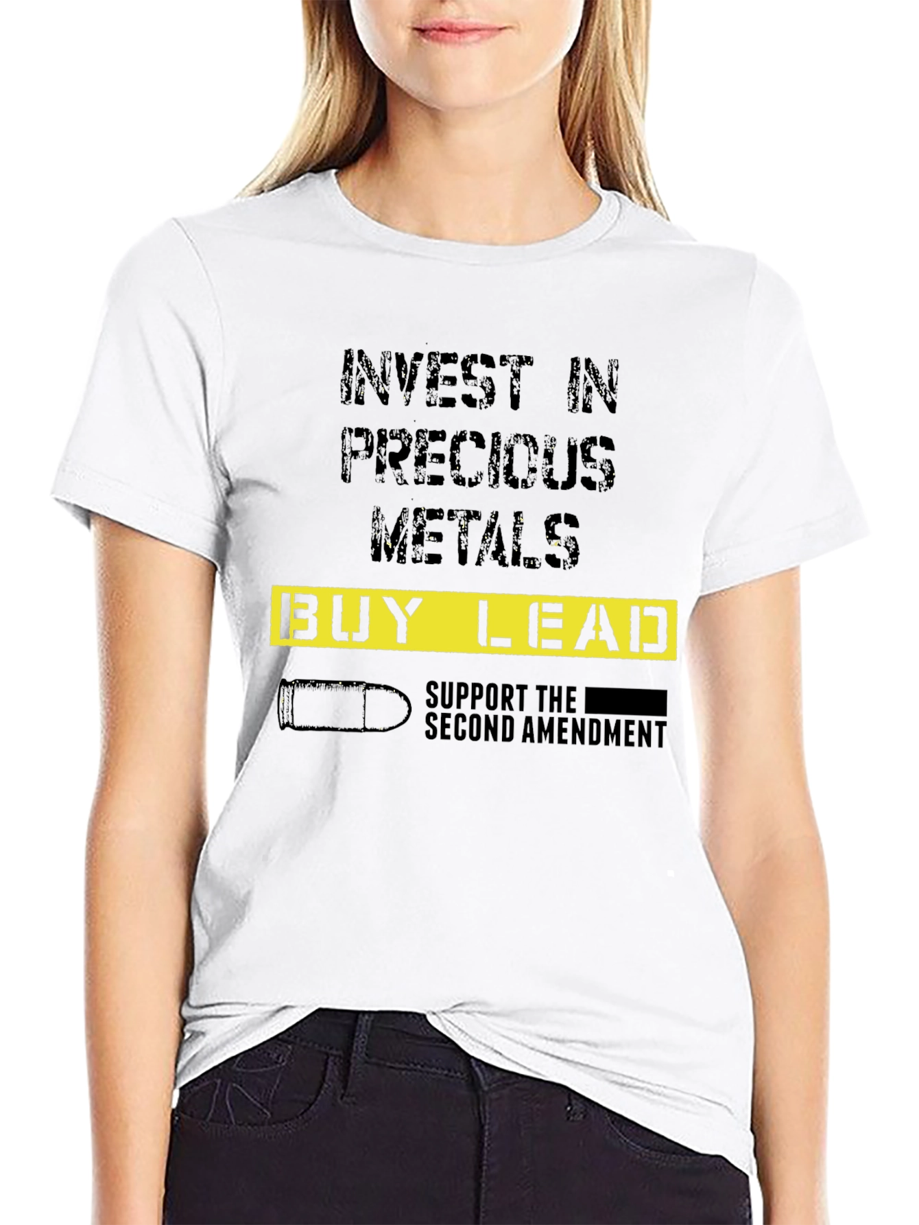 Invest in Lead T-Shirt - Second Amendment Support