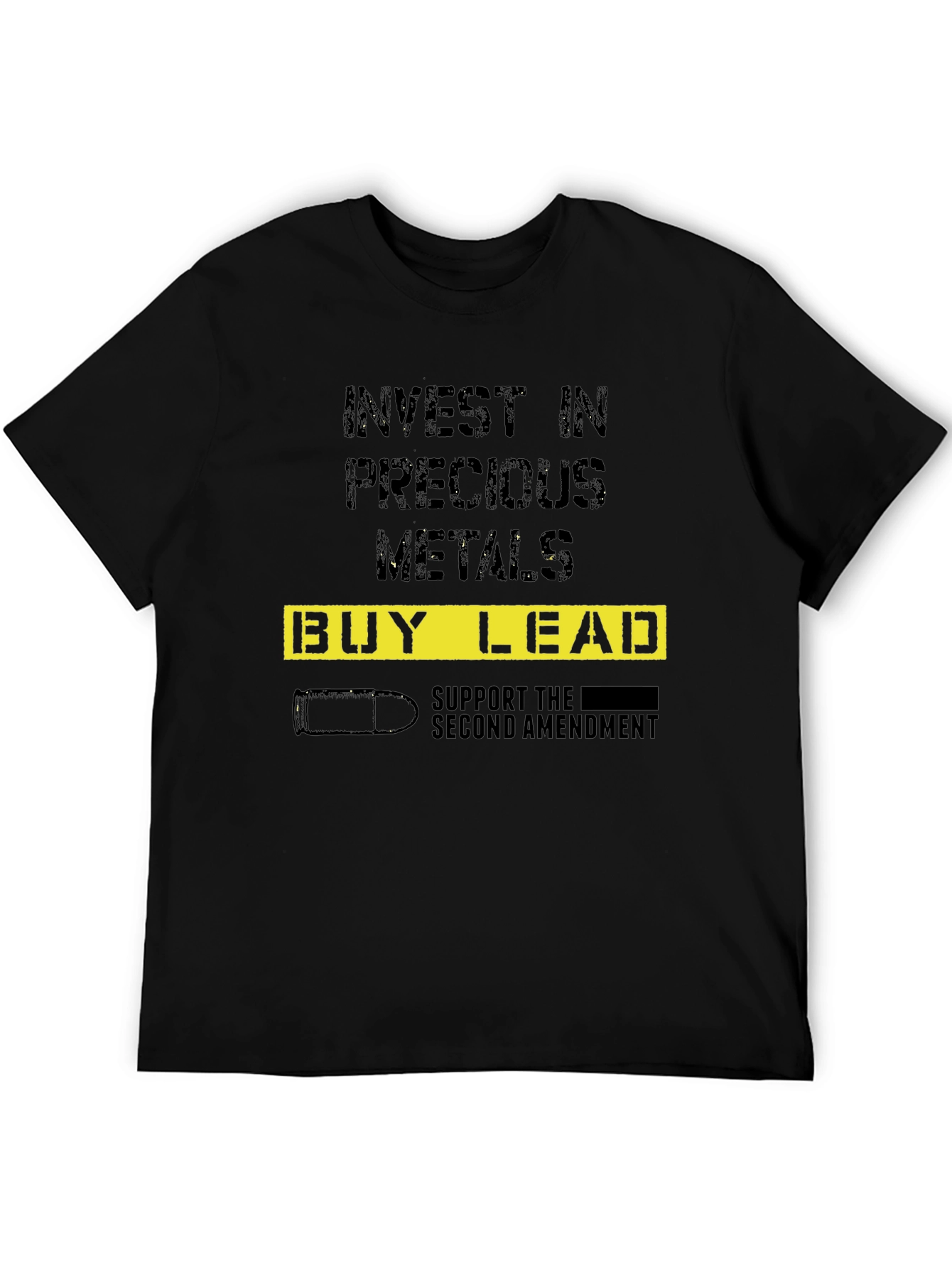 Invest in Lead T-Shirt - Second Amendment Support