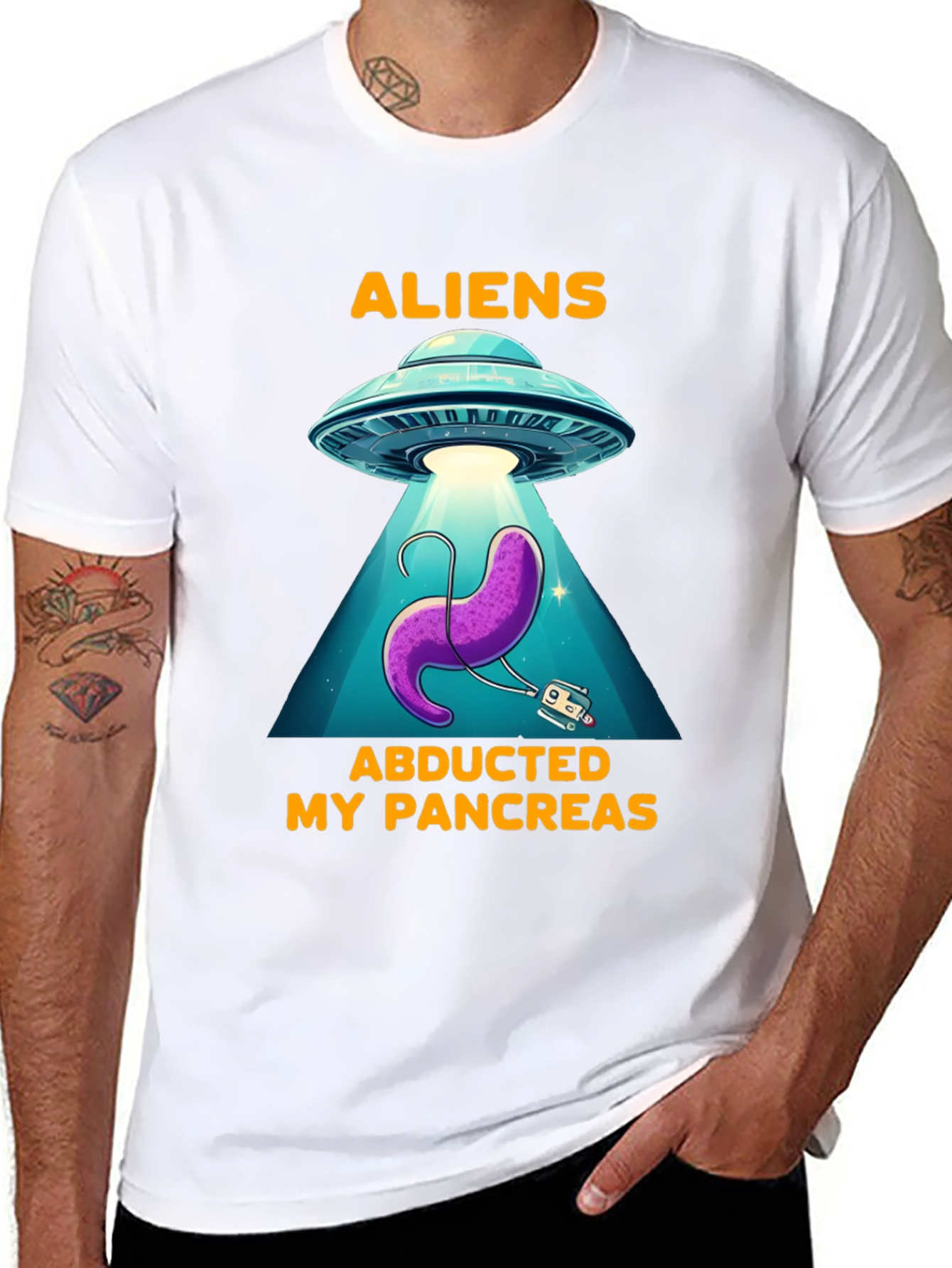 Aliens Abducted My Pancreas T-Shirt