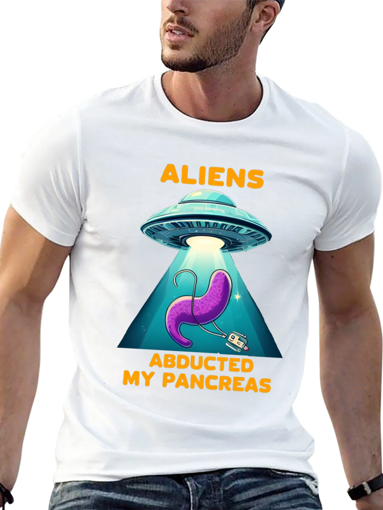 Aliens Abducted My Pancreas T-Shirt