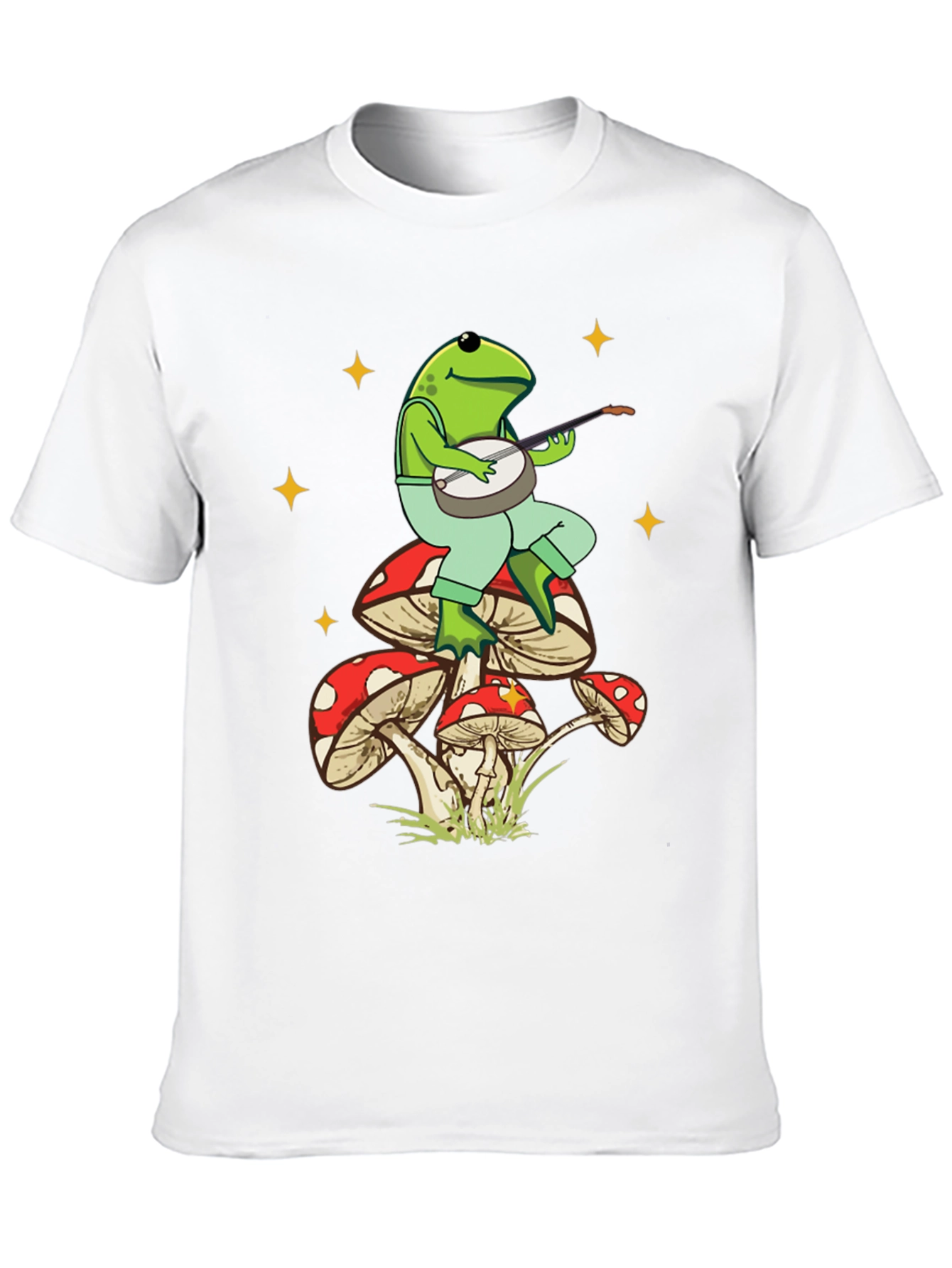 Frog Banjo Mushroom T-Shirt