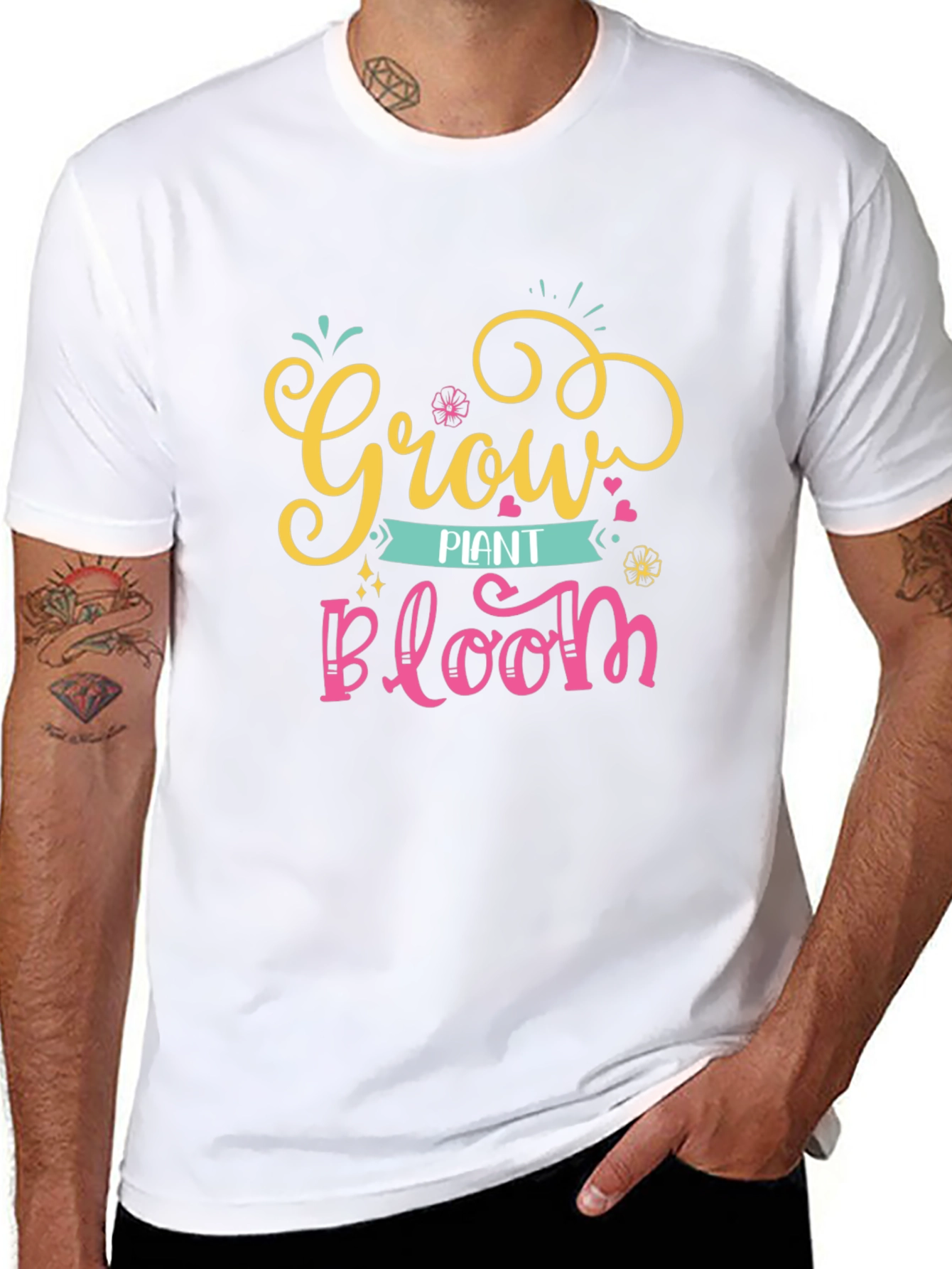 Grow Plant Bloom T-Shirt - Nature Lover Tee