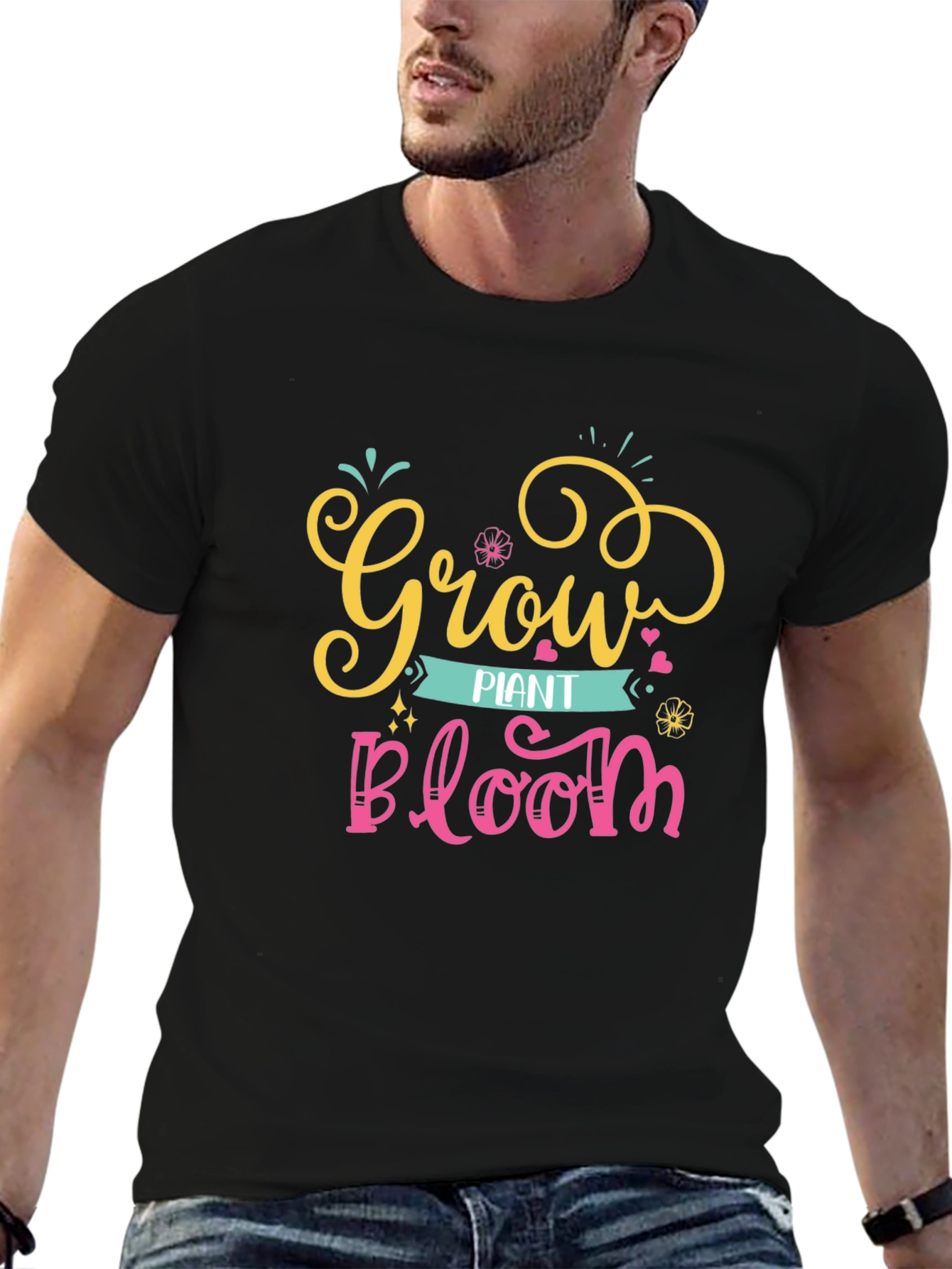 Grow Plant Bloom T-Shirt - Nature Lover Tee