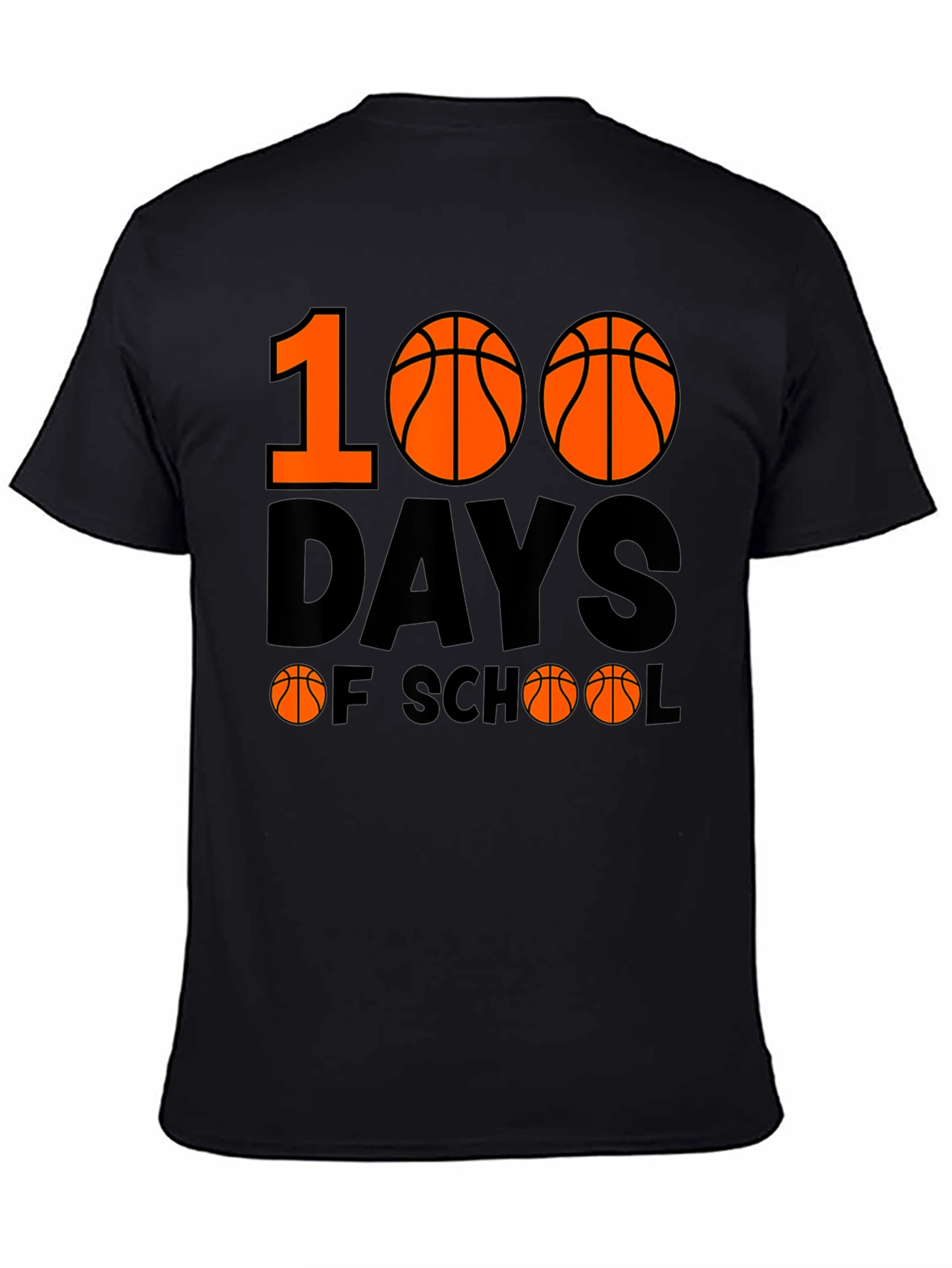 100 Days of School Basketball T-Shirt