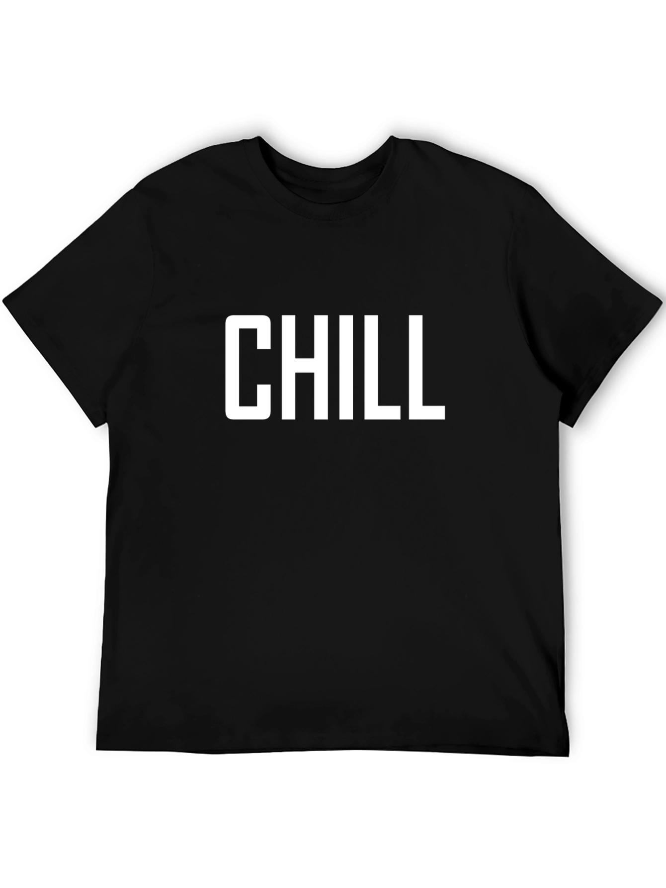 Chill Black T-Shirt - Relaxed Style