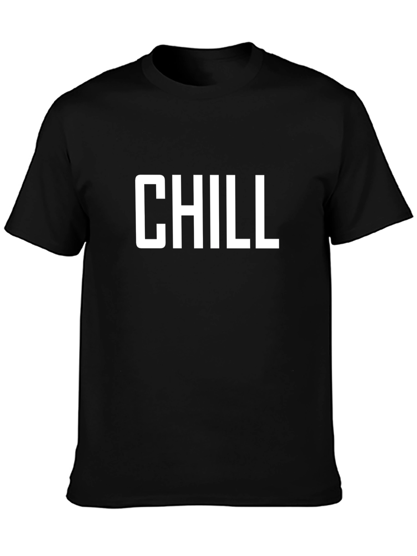 Chill Black T-Shirt - Relaxed Style