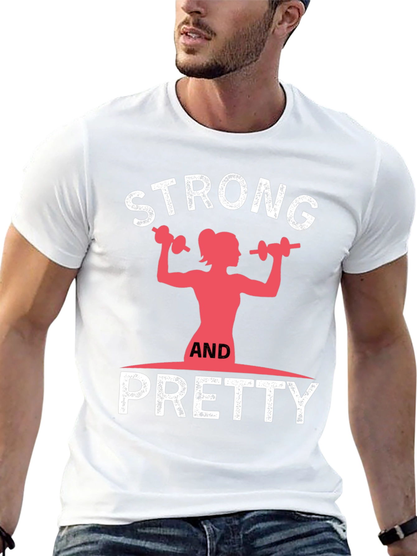 Strong and Pretty Graphic T-Shirt