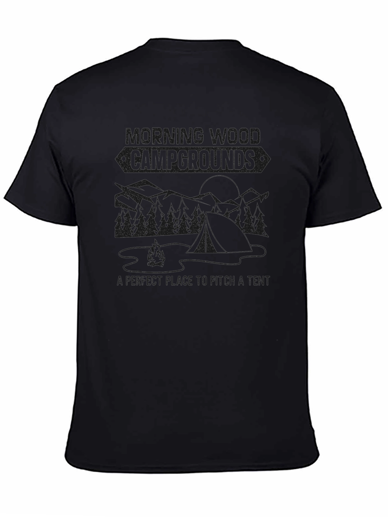 Morningwood Camping T-Shirt - Black