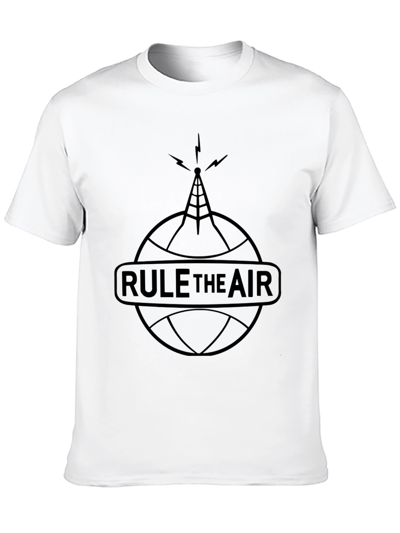 Rule The Air T-Shirt - Radio Tower Graphic Tee