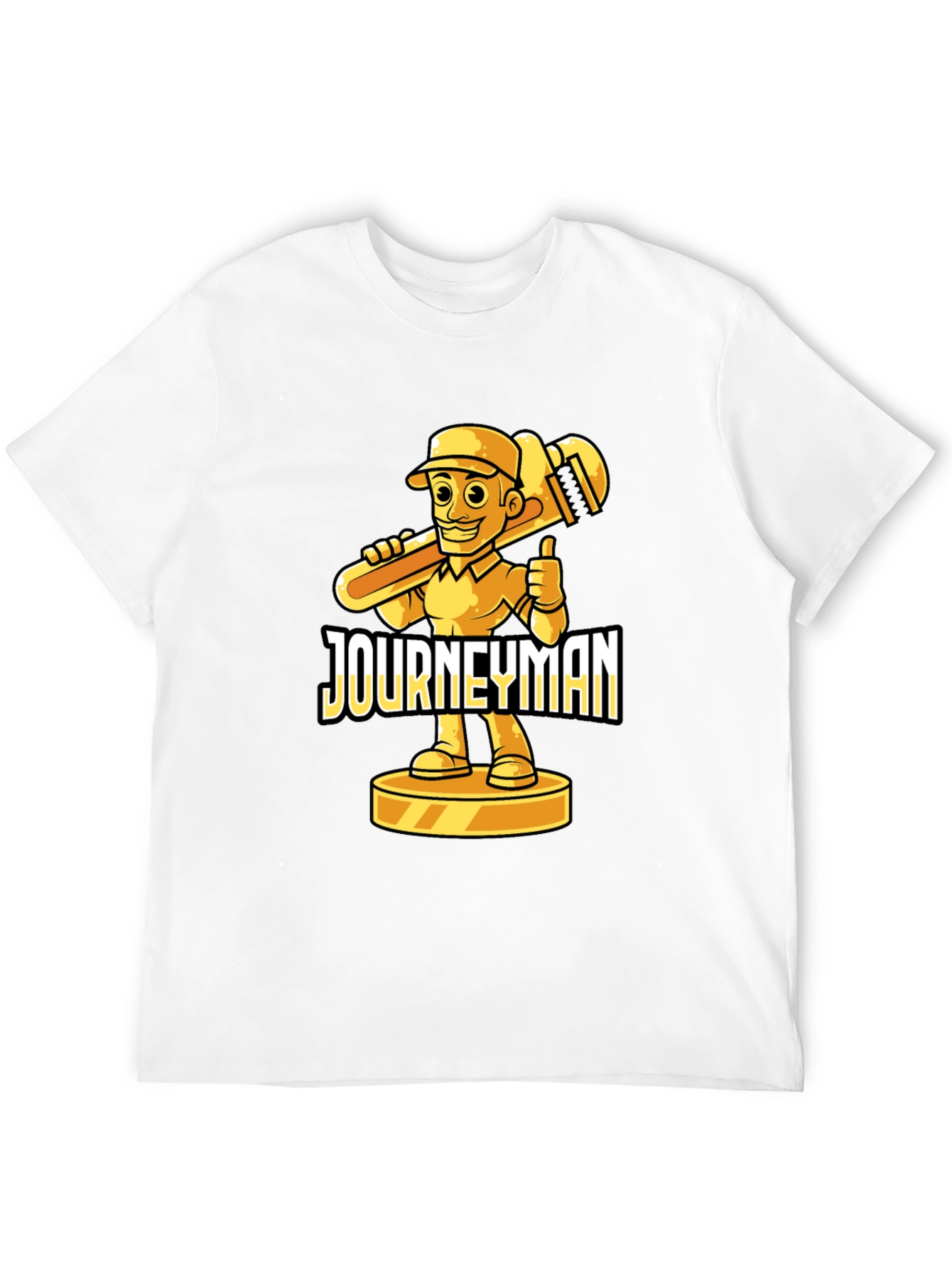 Journeyman Cartoon Plumber T-Shirt
