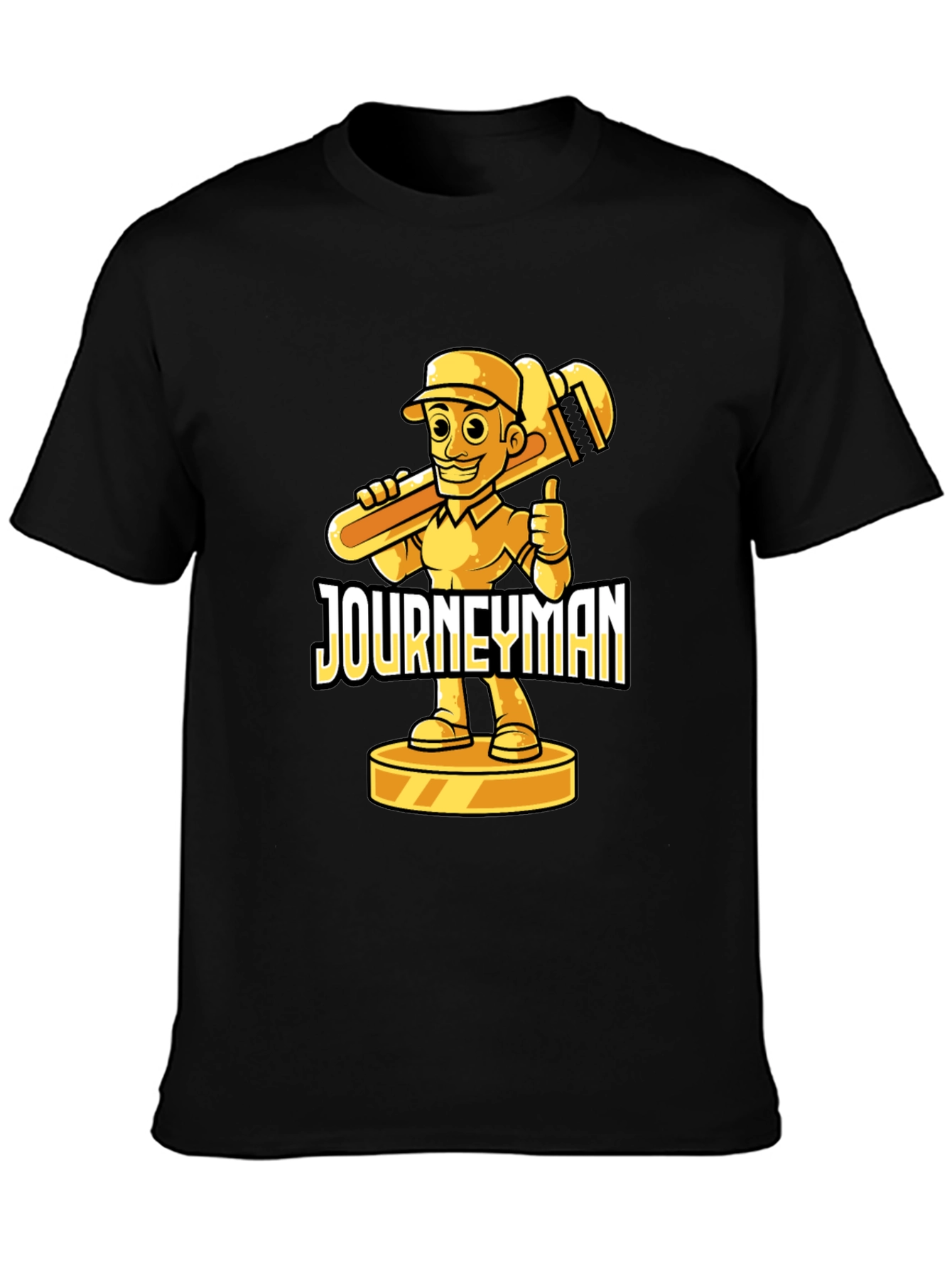 Journeyman Cartoon Plumber T-Shirt