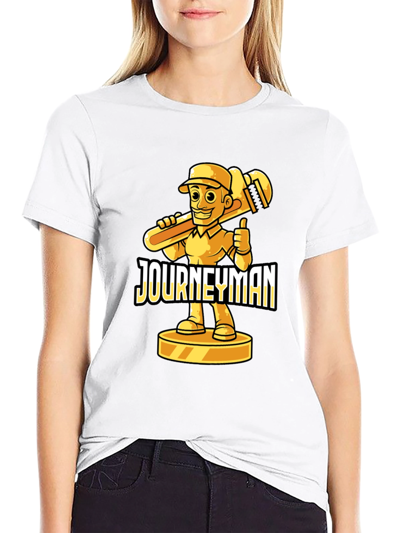 Journeyman Cartoon Plumber T-Shirt