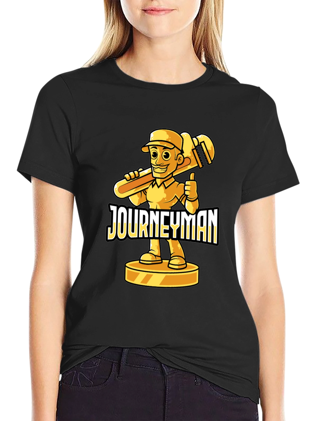 Journeyman Cartoon Plumber T-Shirt
