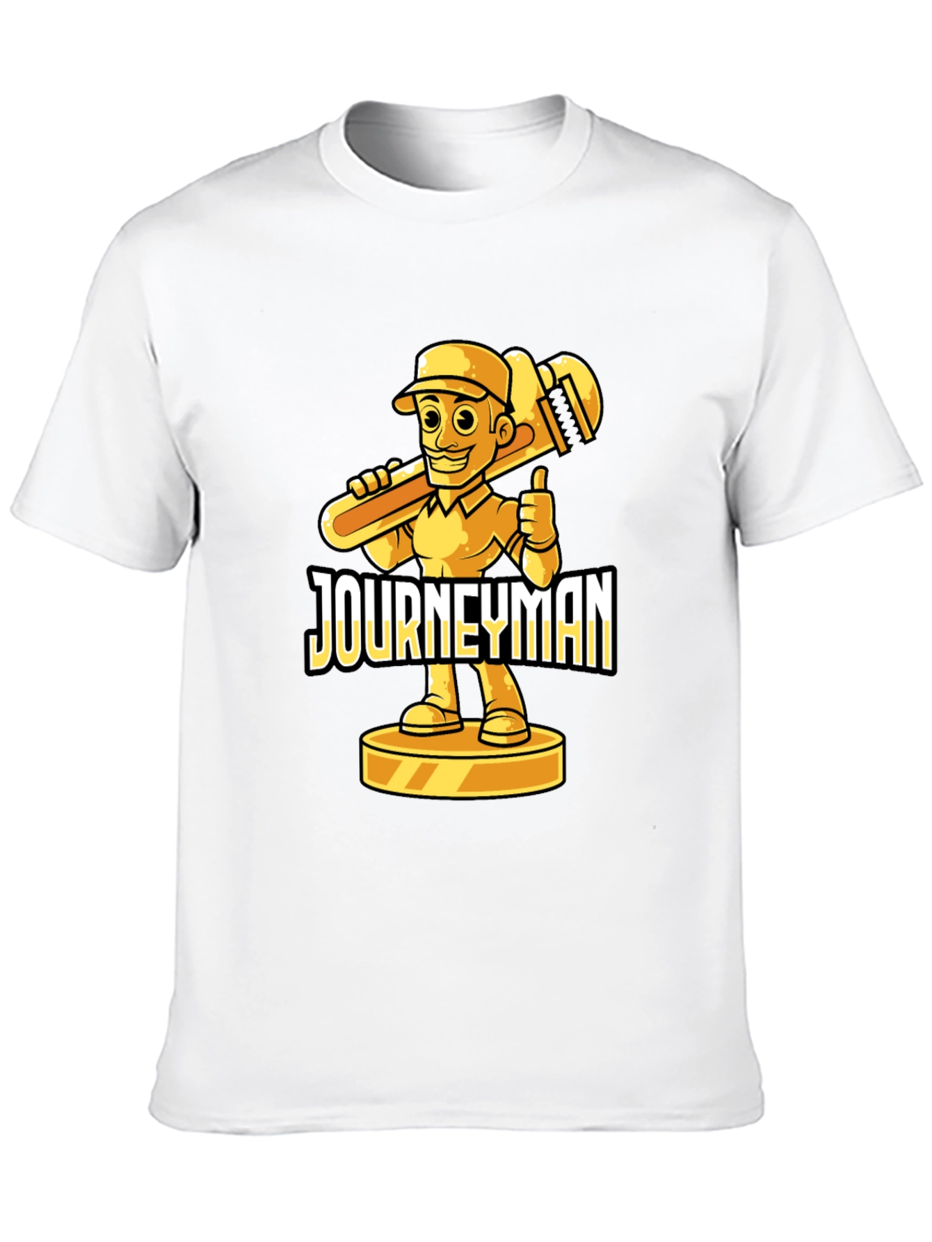 Journeyman Cartoon Plumber T-Shirt