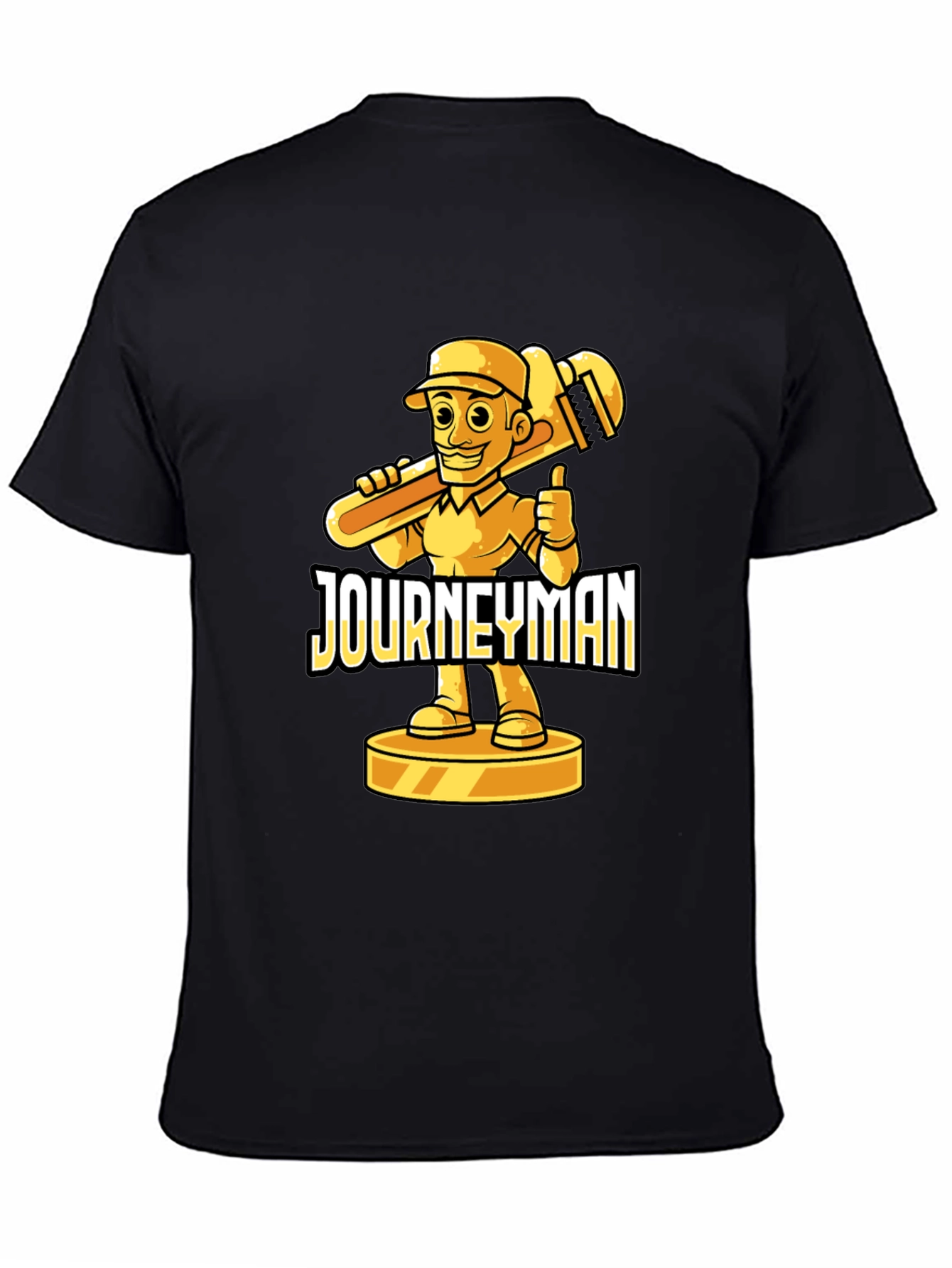 Journeyman Cartoon Plumber T-Shirt