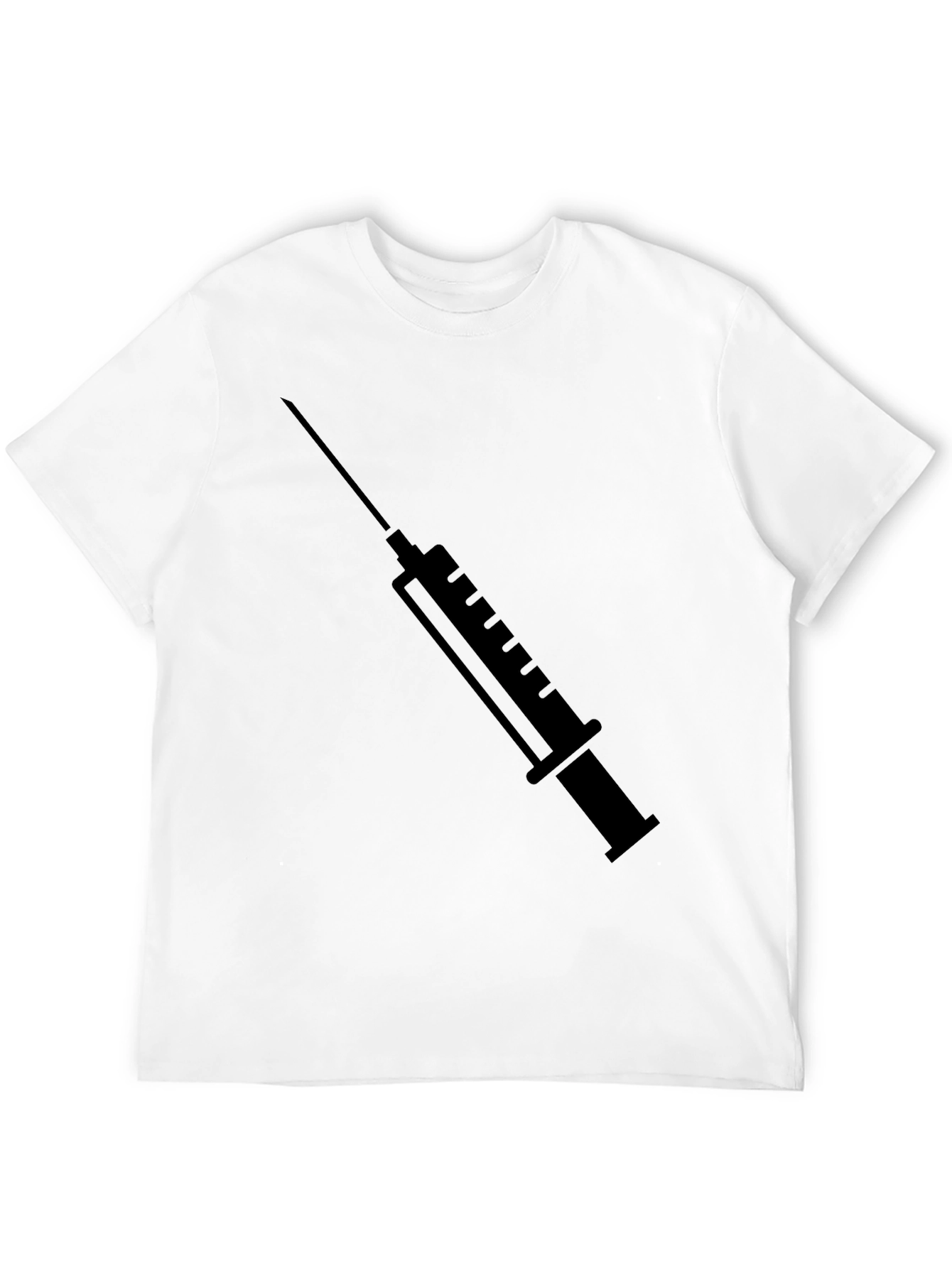 Syringe Graphic T-Shirt - Bold Statement Tee
