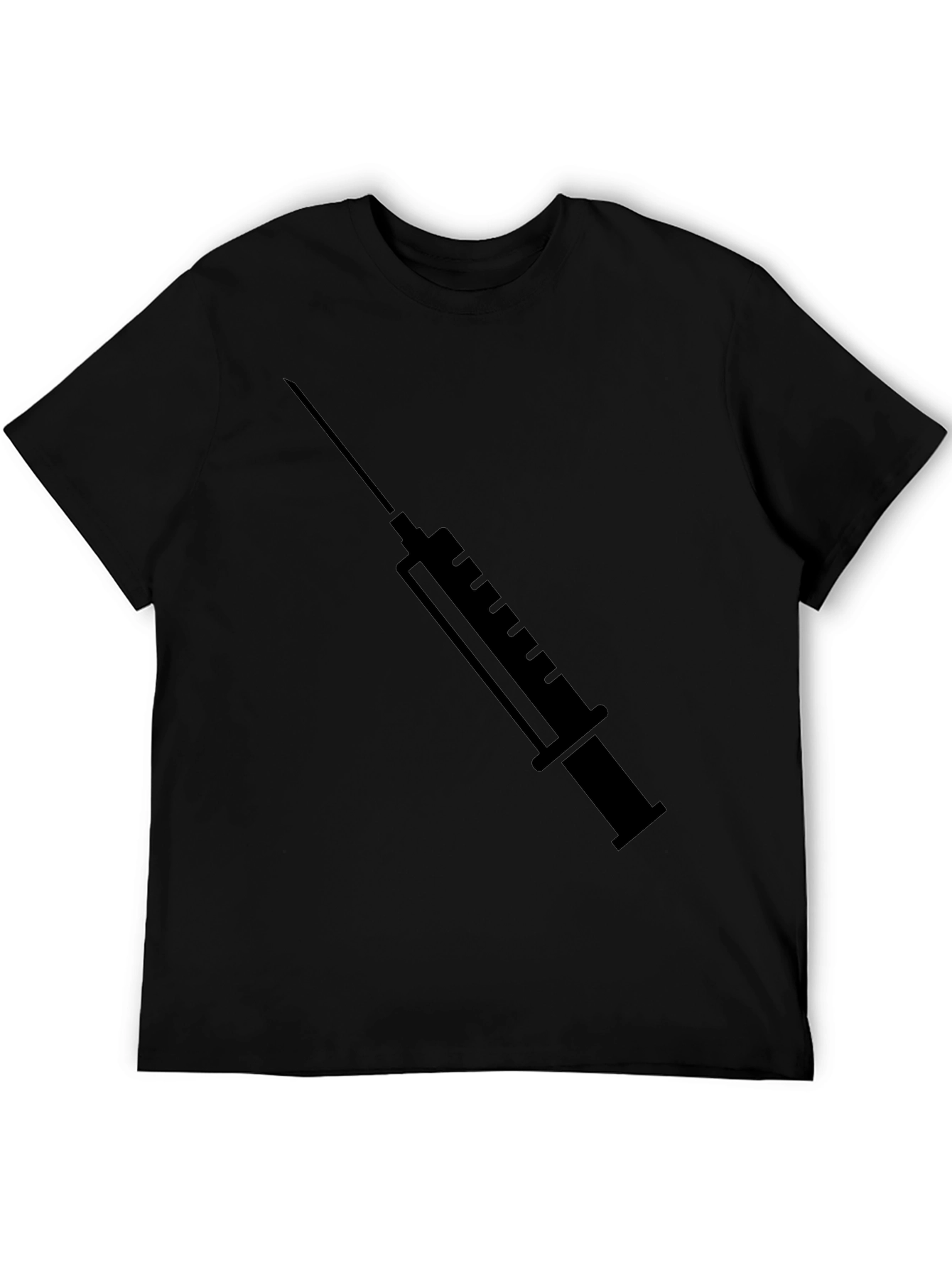 Syringe Graphic T-Shirt - Bold Statement Tee