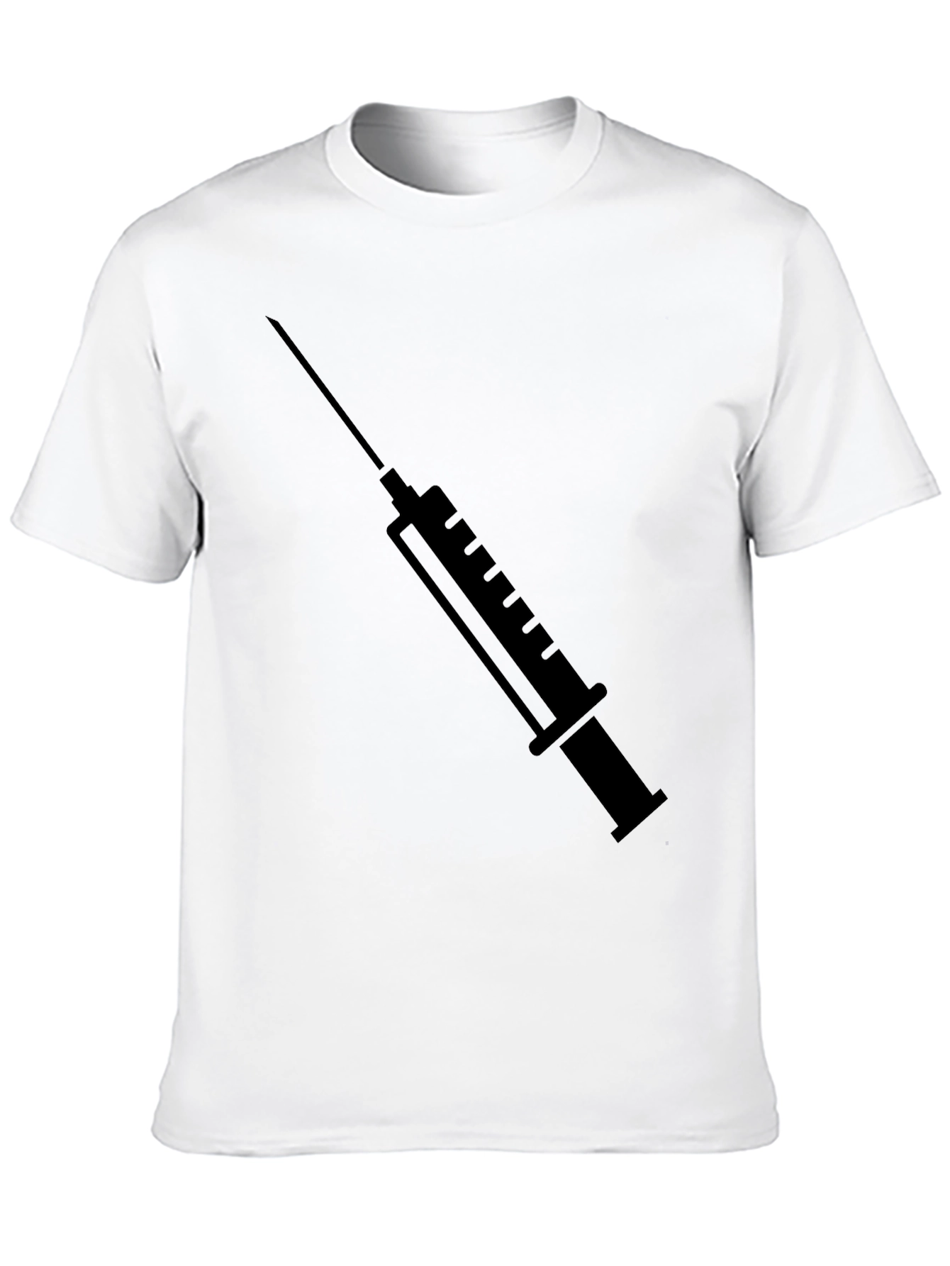 Syringe Graphic T-Shirt - Bold Statement Tee