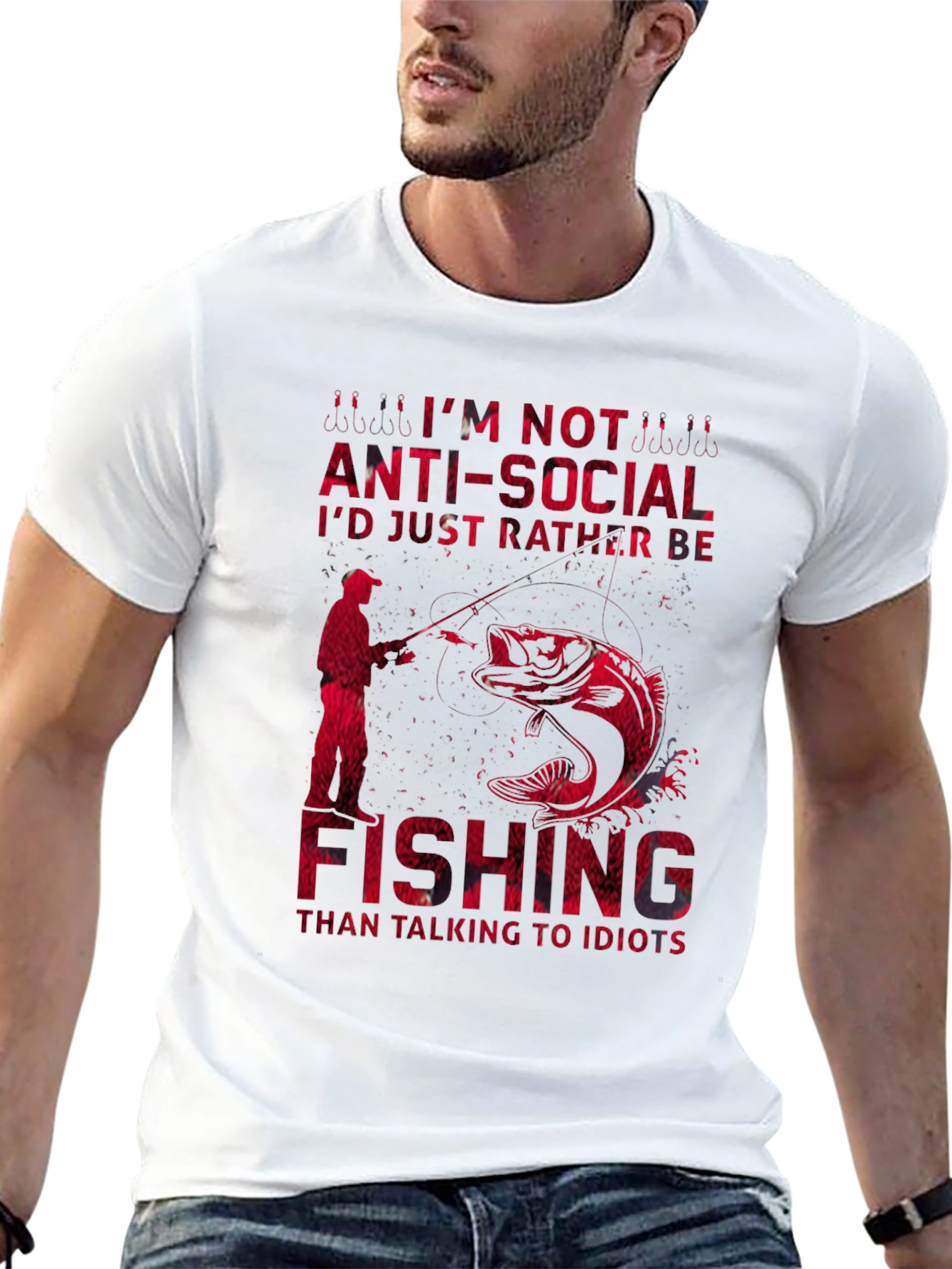 Fishing Graphic Tee - Anti-Social Club