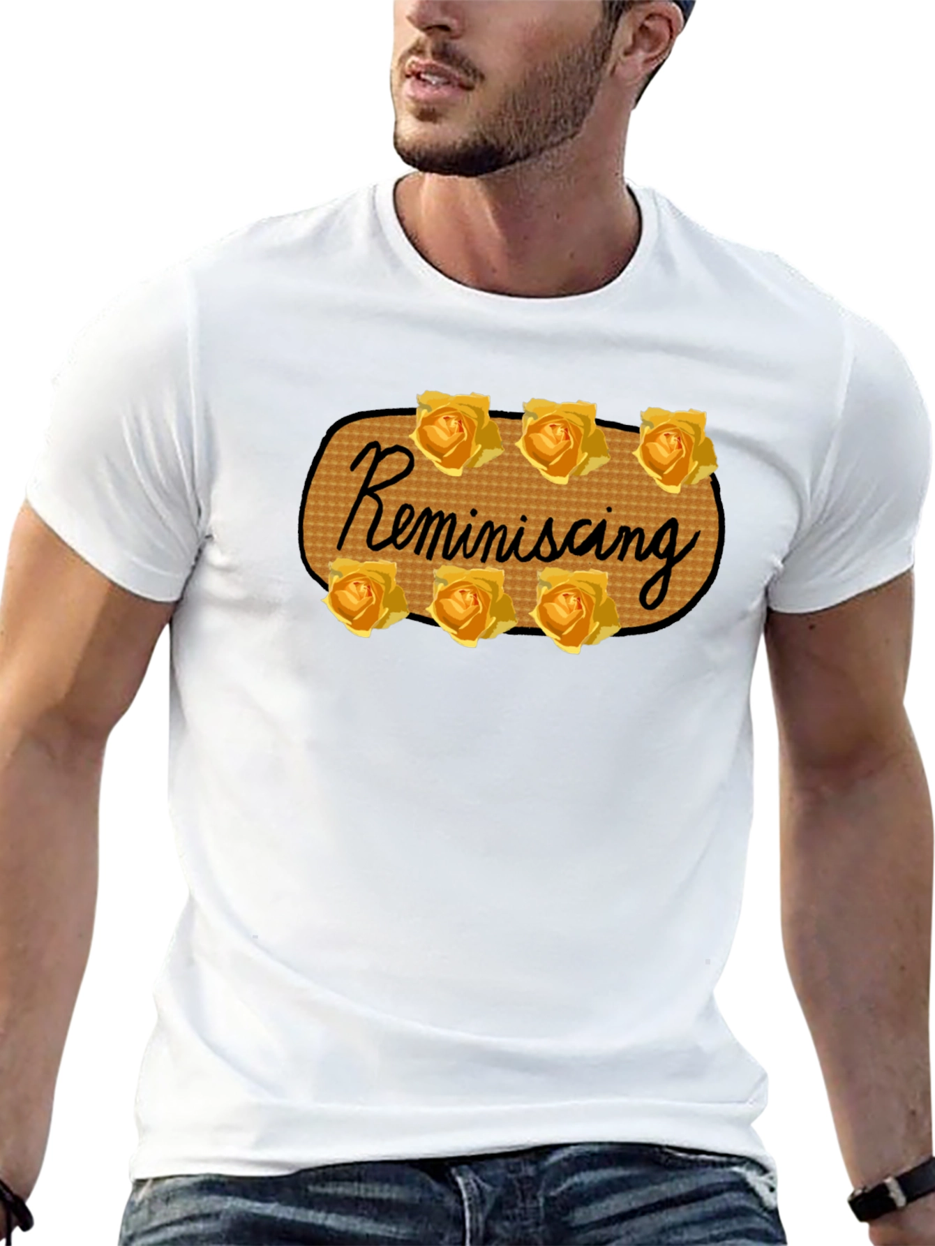 Reminiscing Rose T-Shirt - Stylish Floral Design