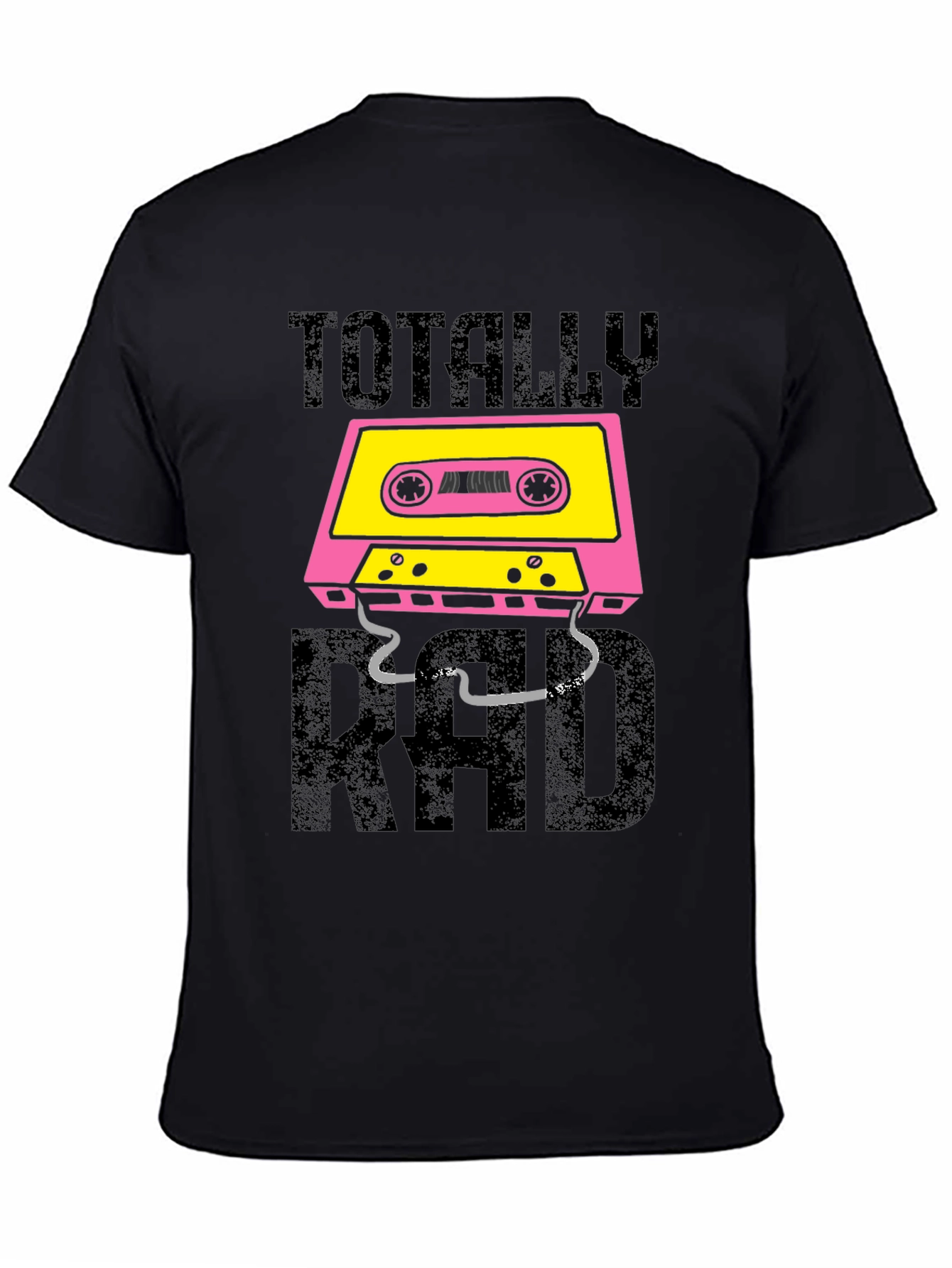 Totally Rad Cassette Tape Graphic T-Shirt