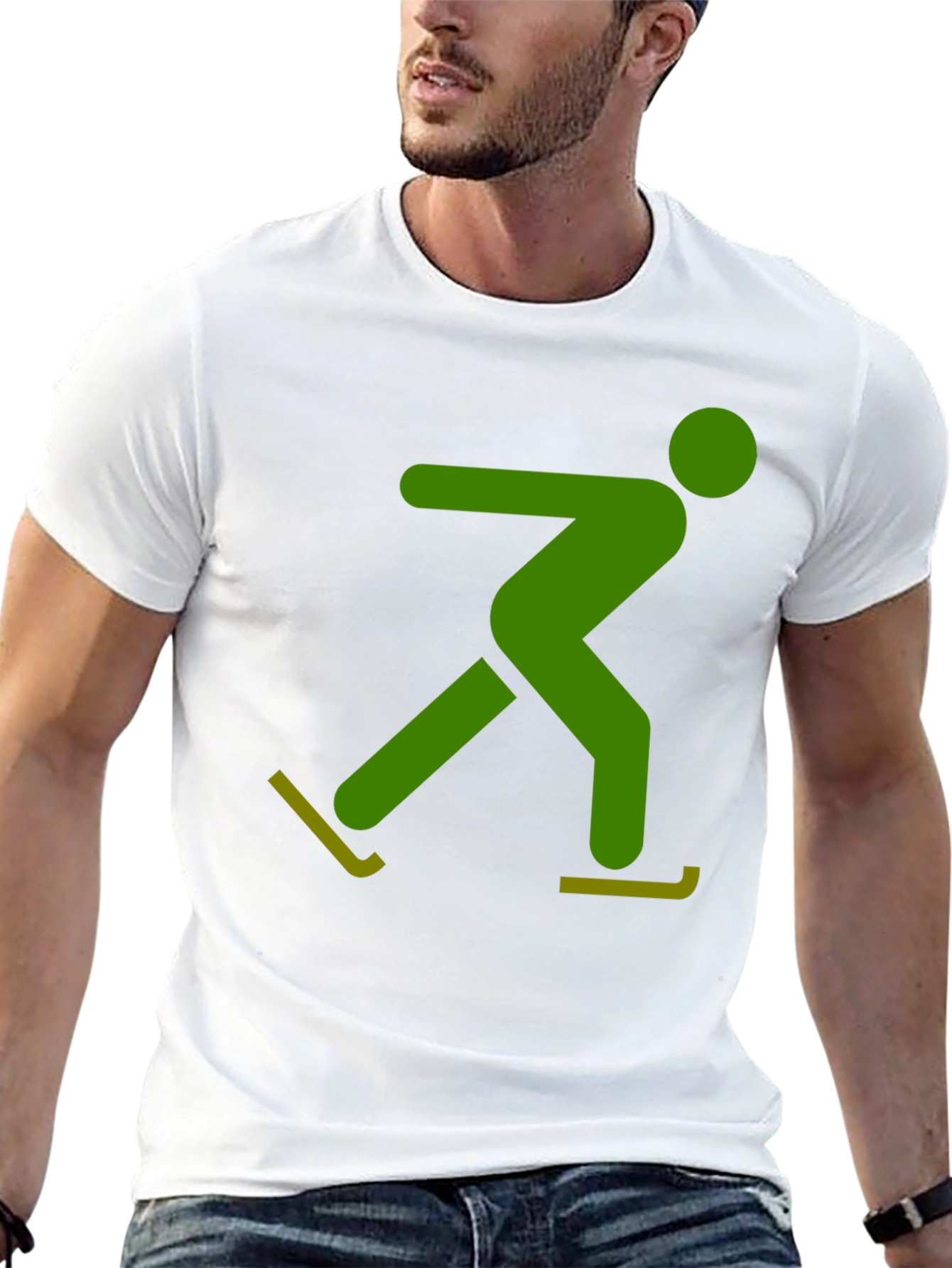 Skater Graphic Tee - Black Casual Shirt