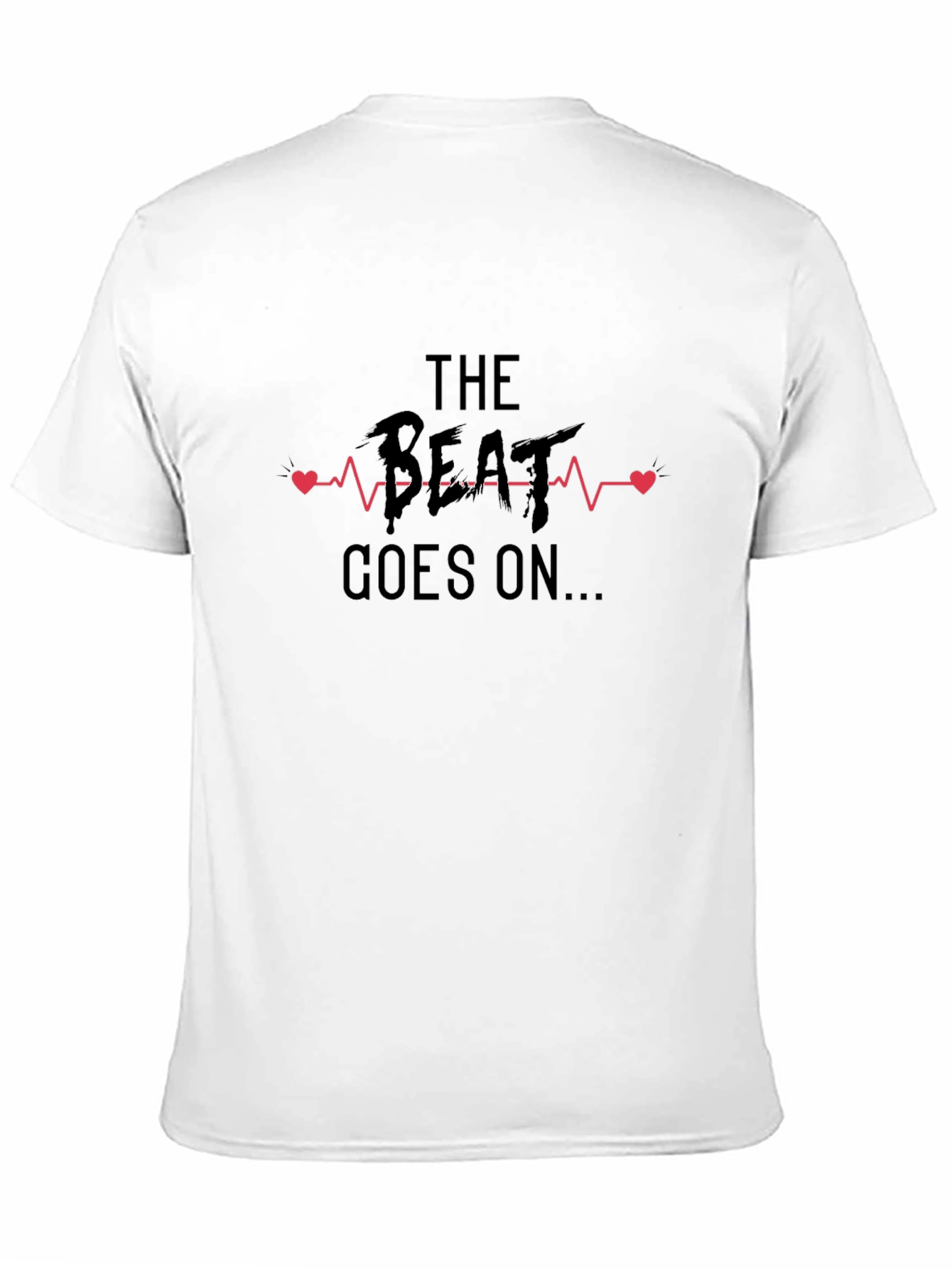The Beat Goes On Graphic Tee - Black
