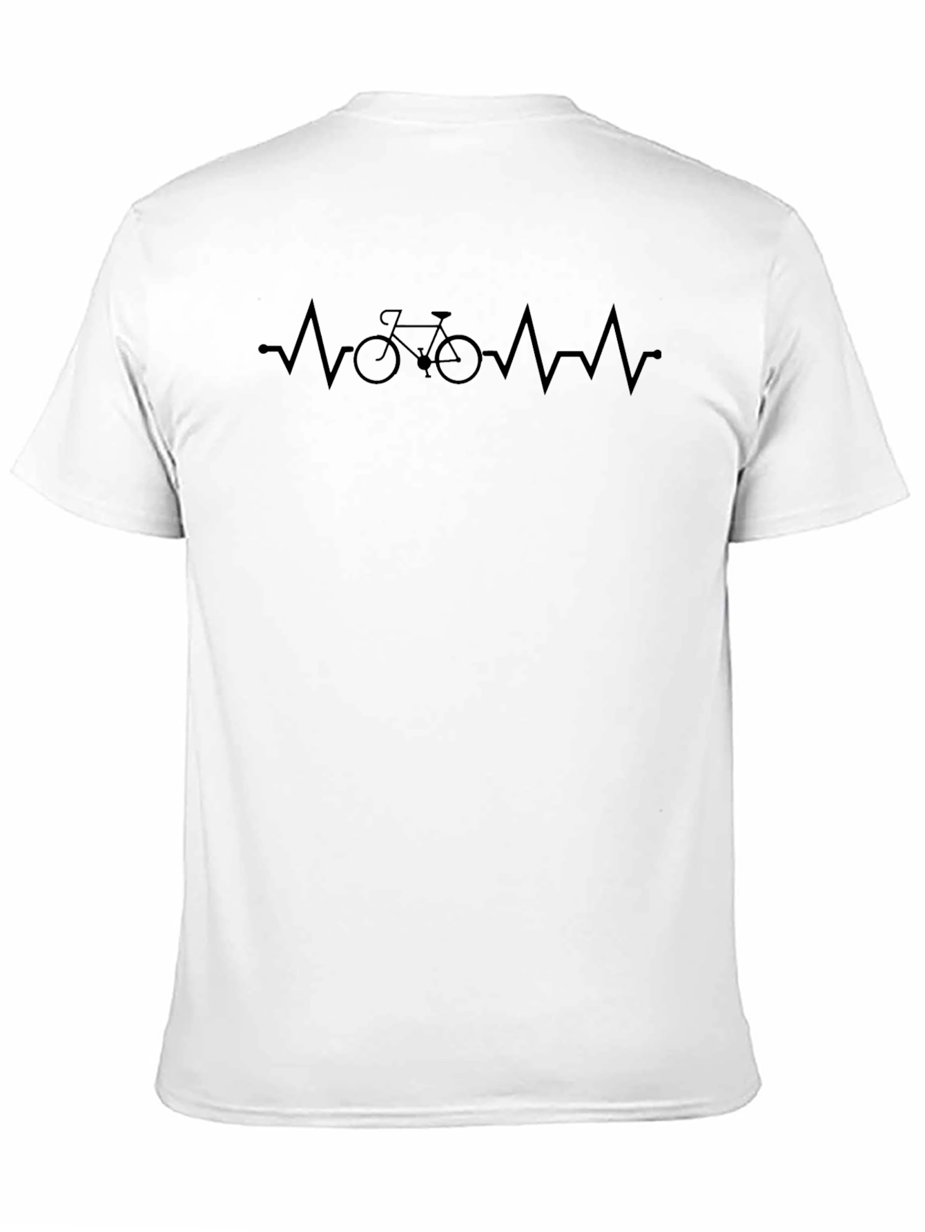 Bike Heartbeat Graphic T-Shirt - Cycling Lover