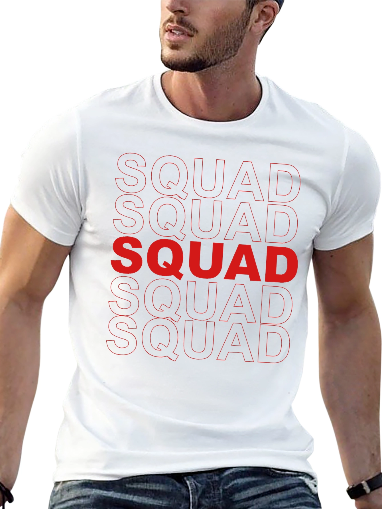 Squad Graphic Tee - Bold Statement T-Shirt