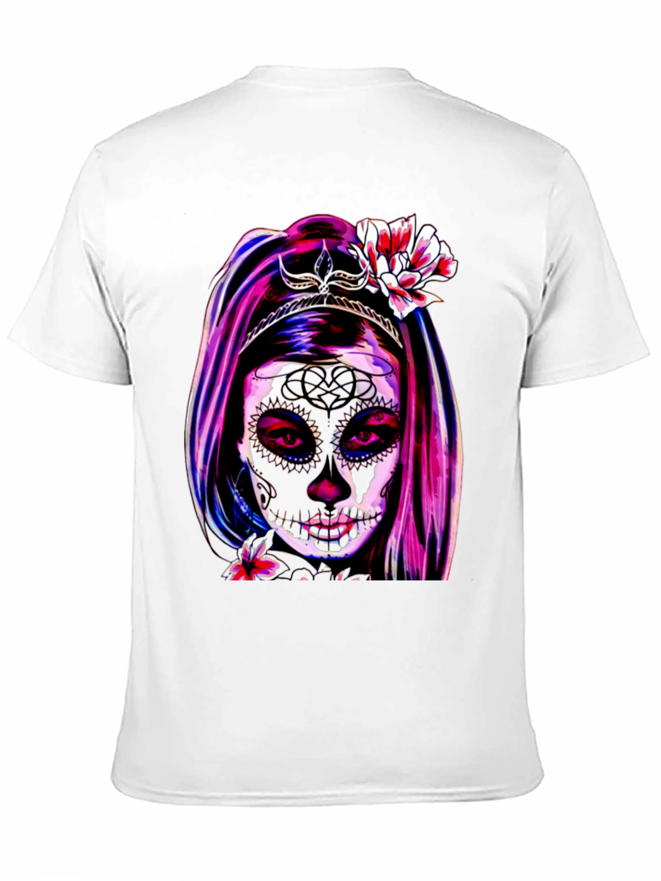 Sugar Skull Girl T-Shirt - Day of the Dead