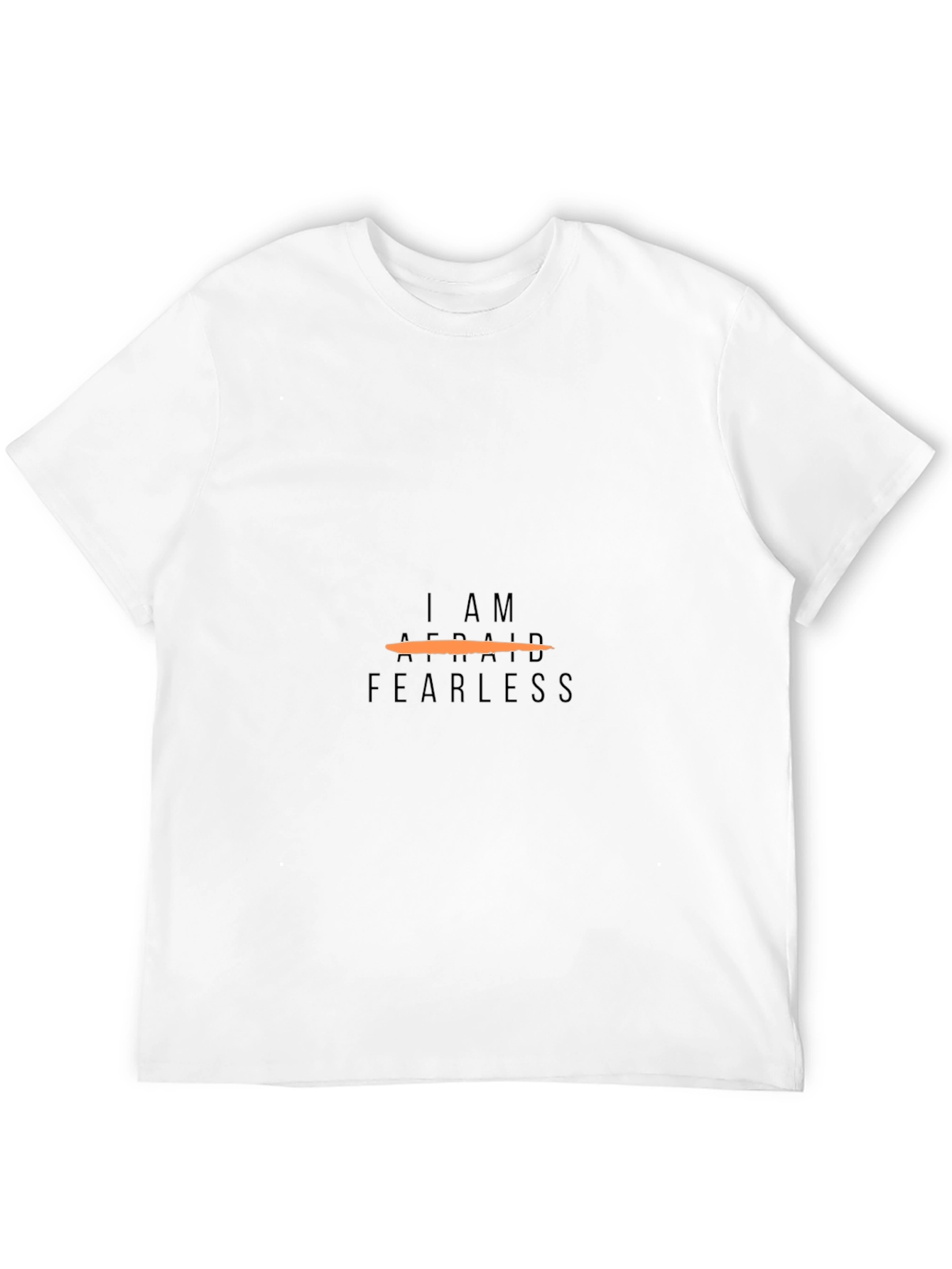 I AM Fearless Black Tee - Motivational T-Shirt