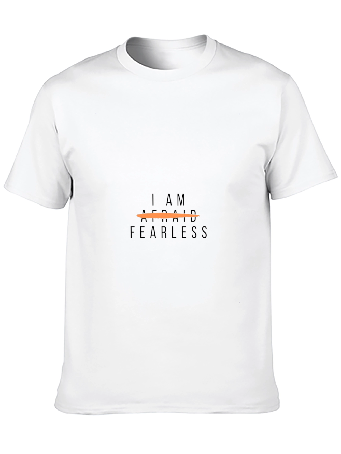 I AM Fearless Black Tee - Motivational T-Shirt