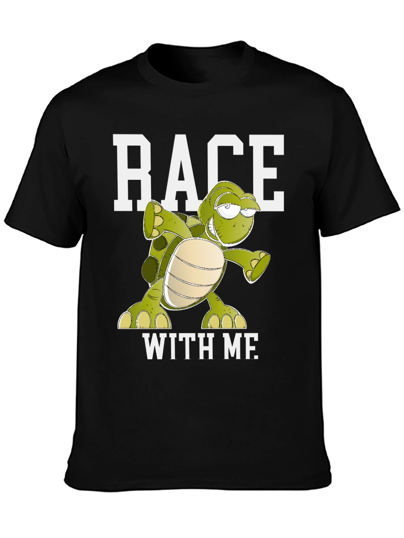 Race With Me Turtle Graphic Tee