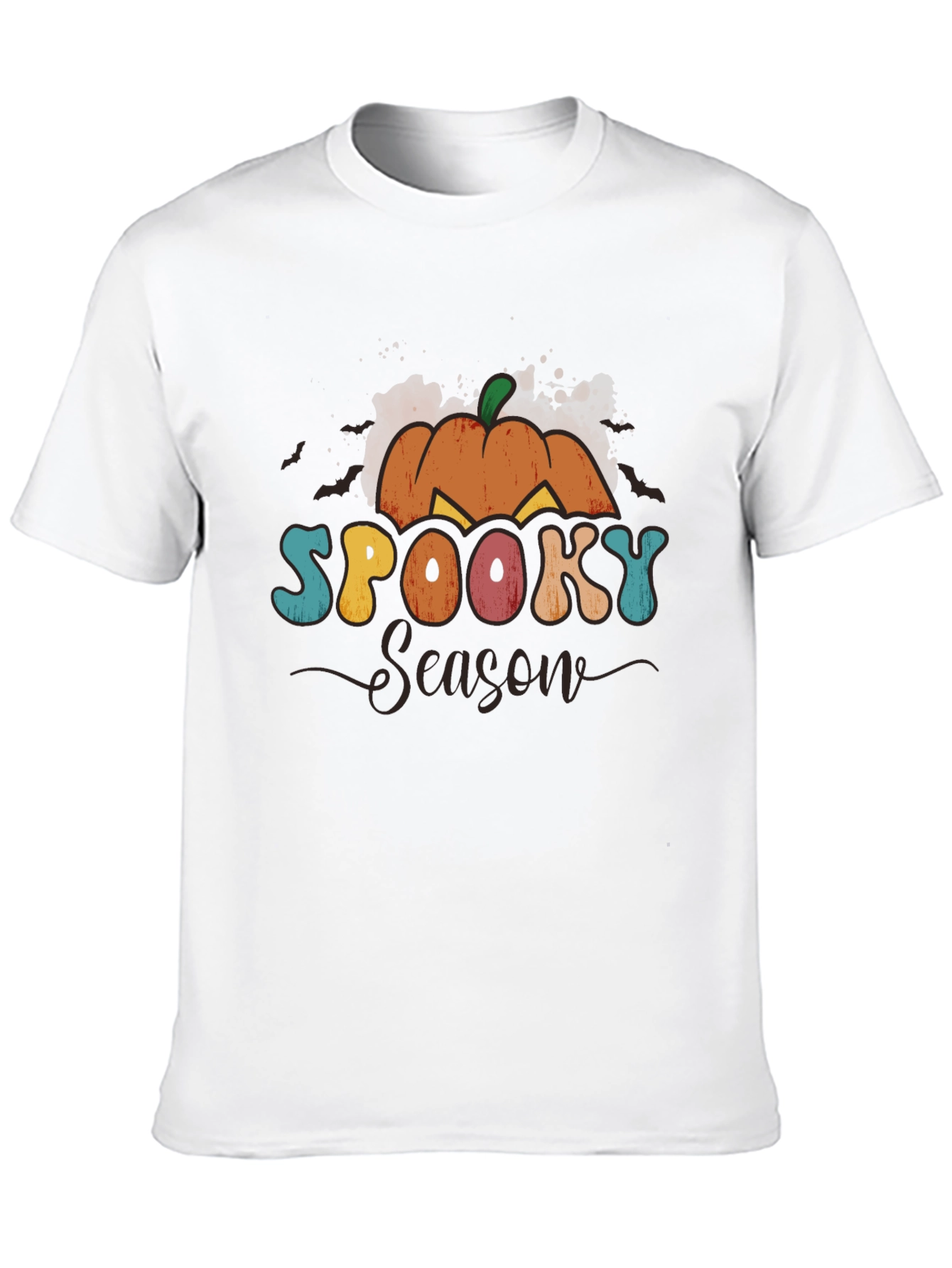 Spooky Season Graphic Tee - Halloween Pumpkin Shirt