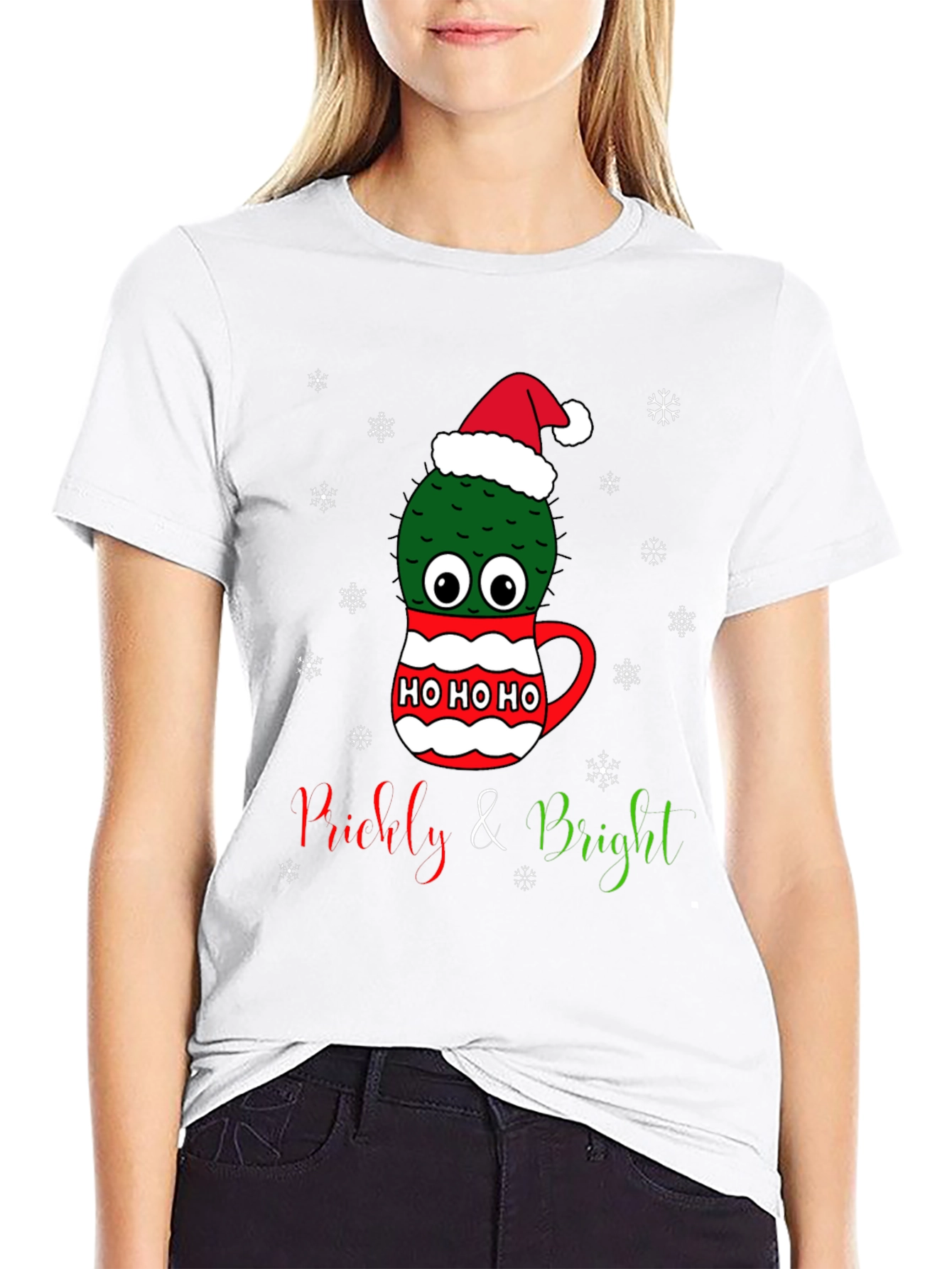 Prickly & Bright Christmas Cactus Tee